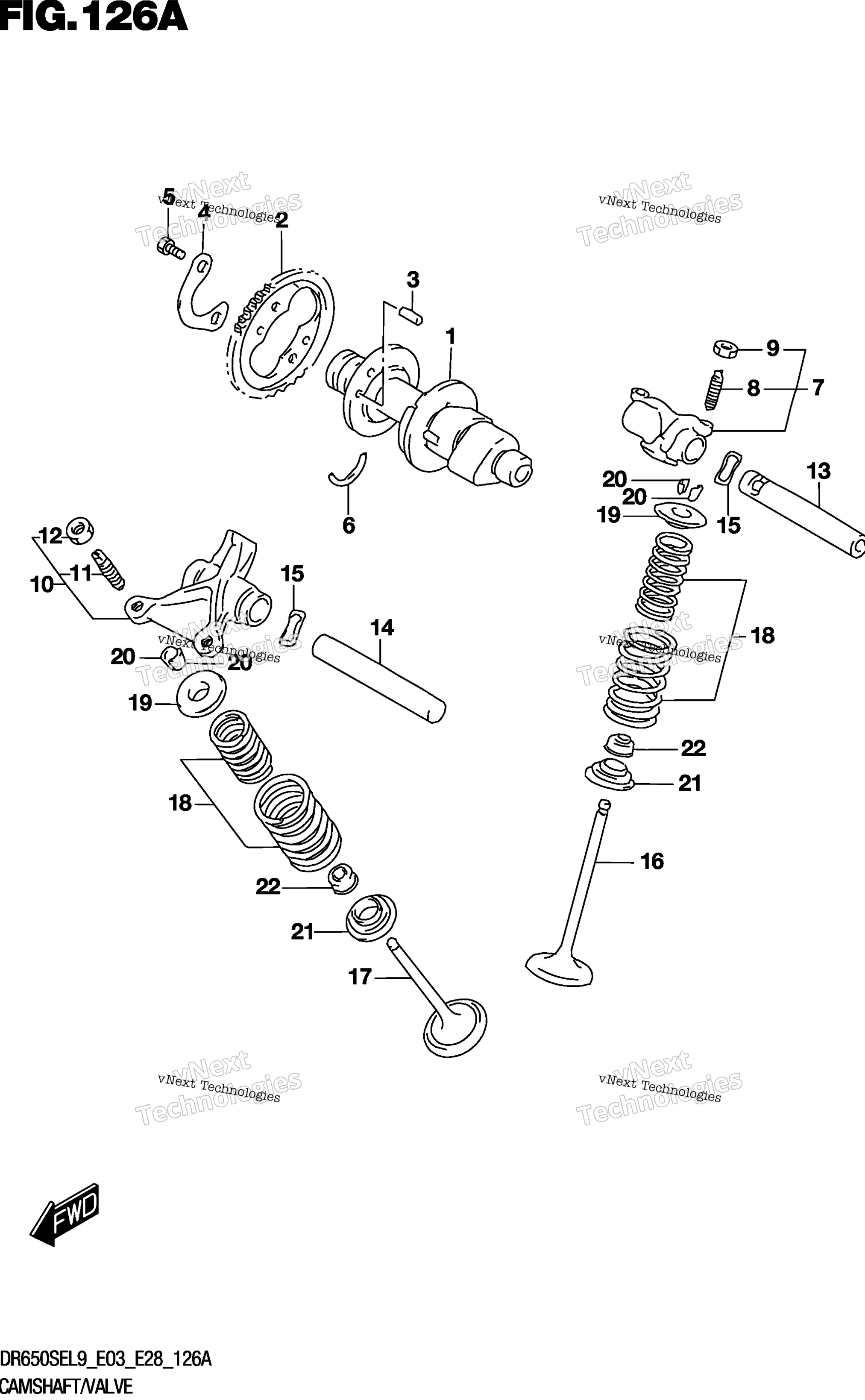 Camshaft / клапан