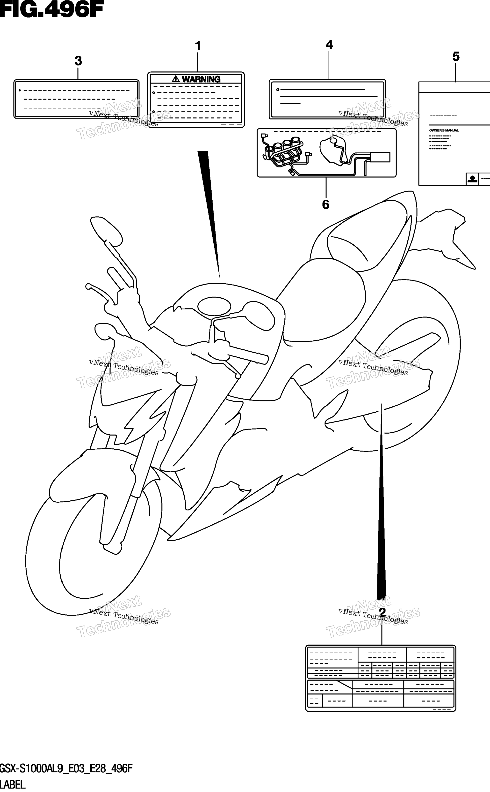 Шильдик (Gsx-S1000yal9 E33)
