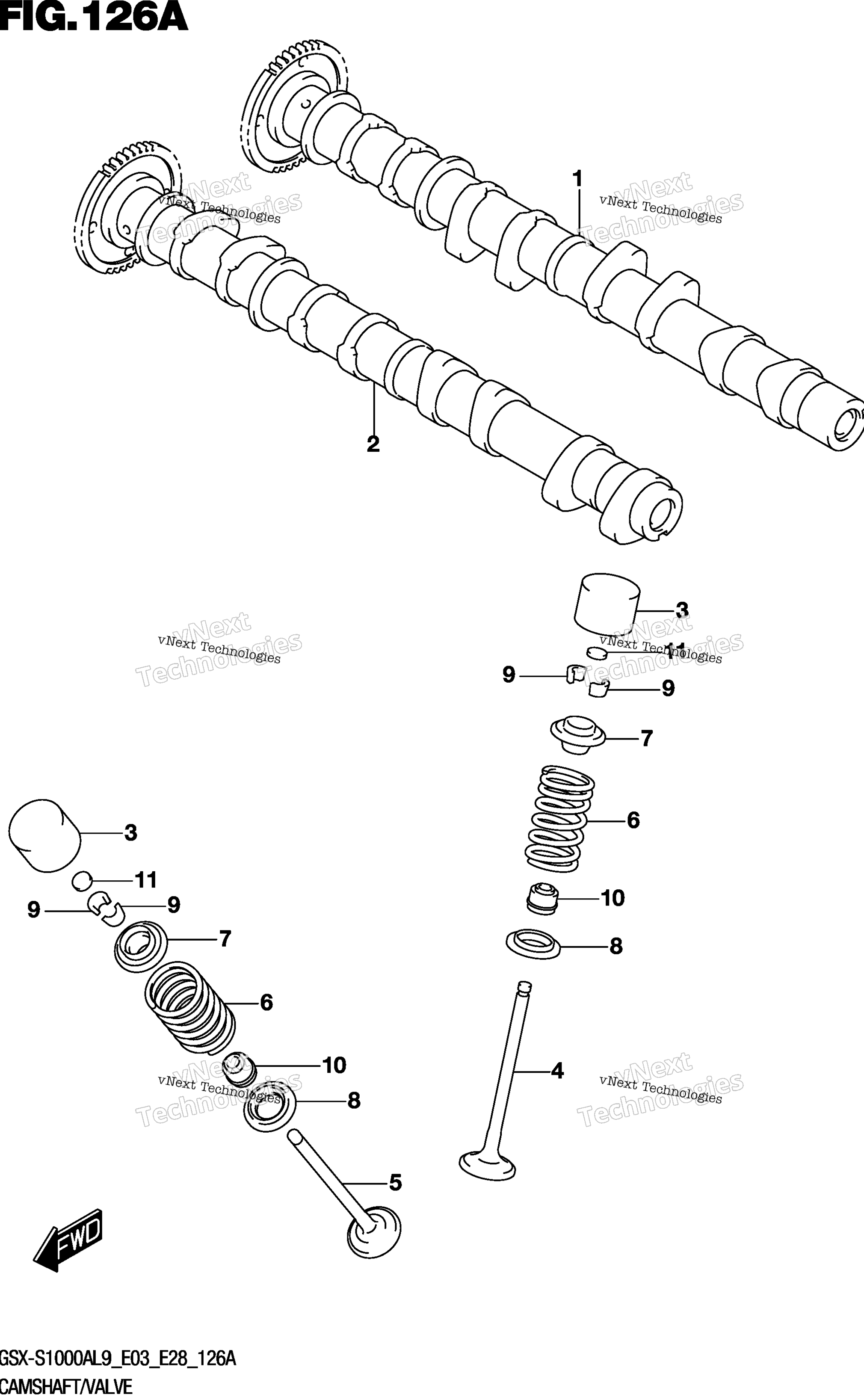 Camshaft / клапан