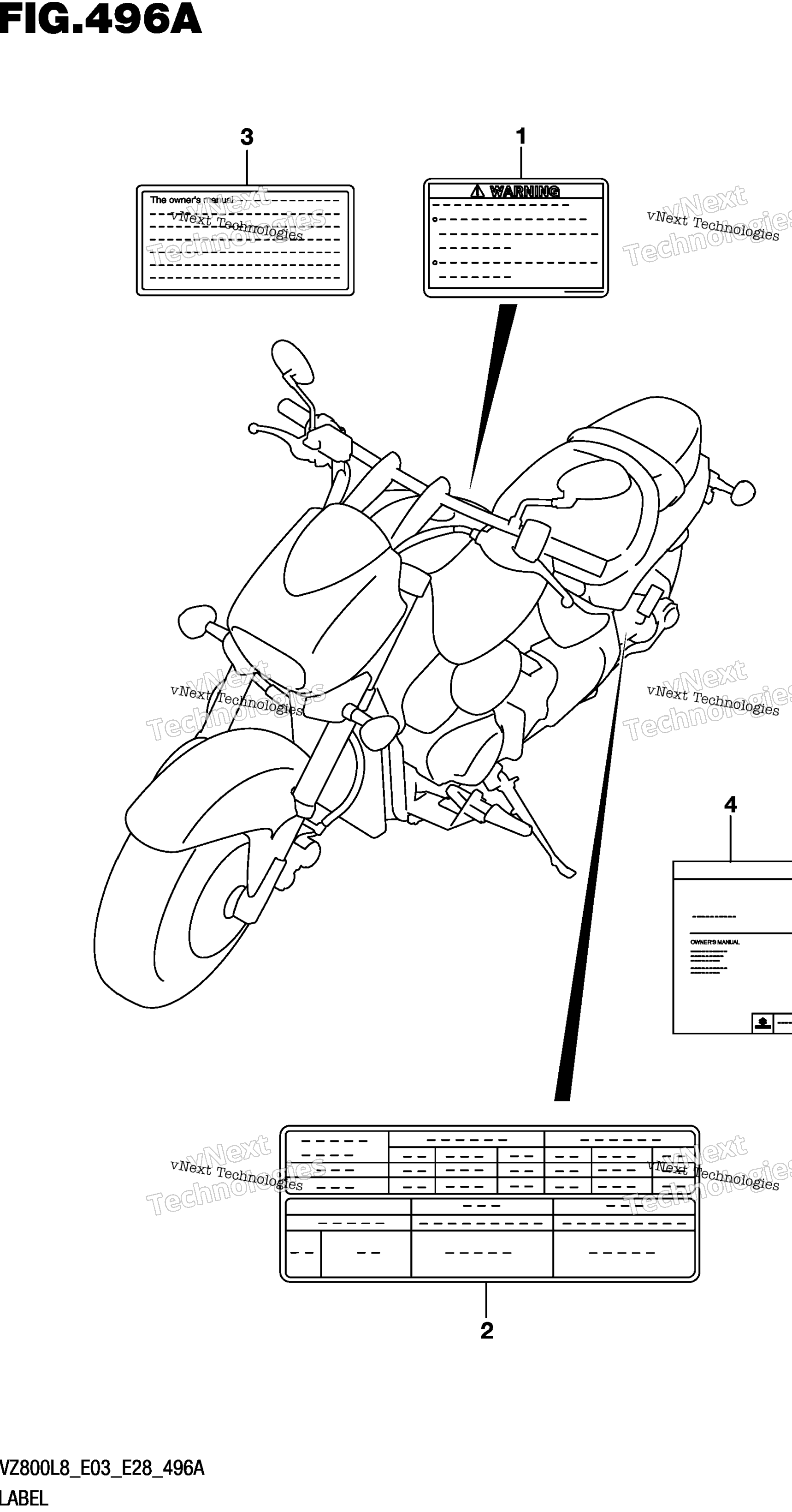 Шильдик (Vz800l8 E03)