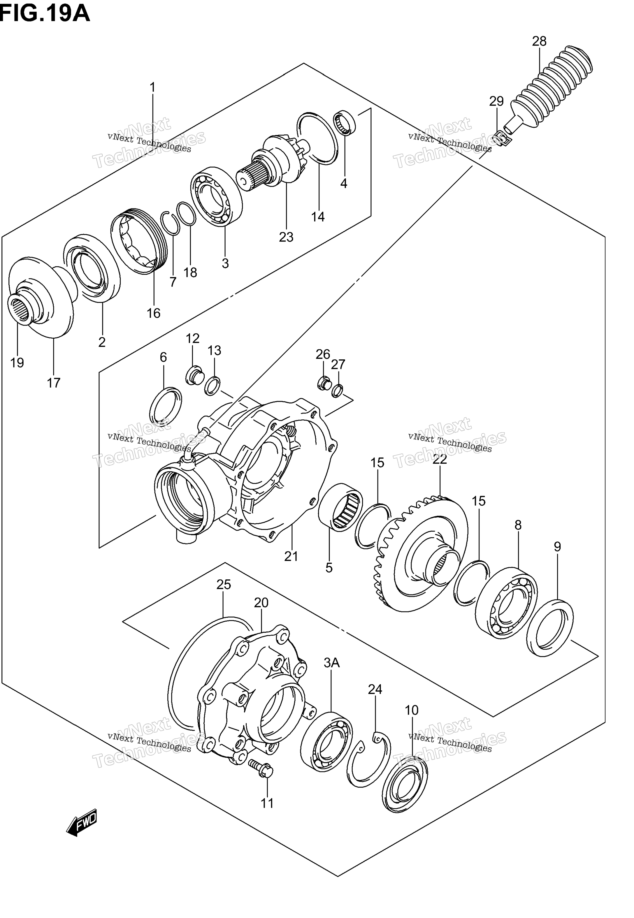 Final Bevel передача (Model K3,F.No.Jsaaj51a32112560%)