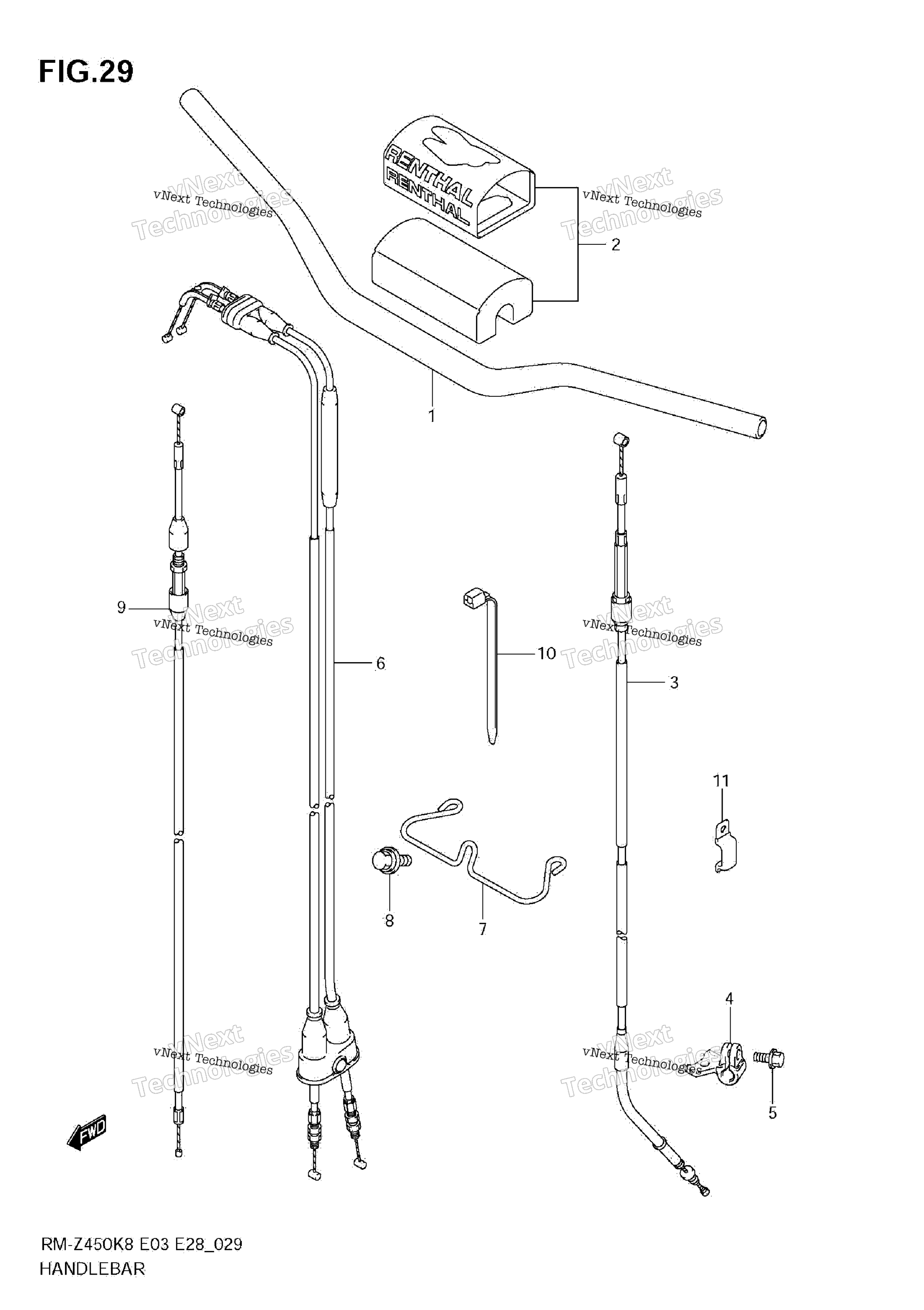 Руль (Rm-Z450 K8/K9/L0)