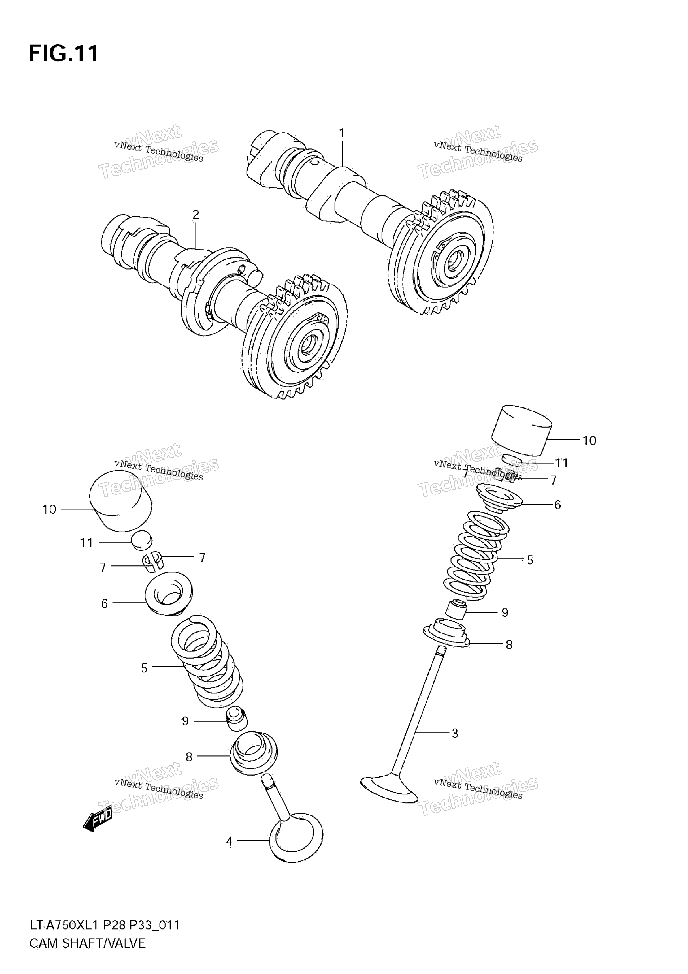 Camshaft клапан