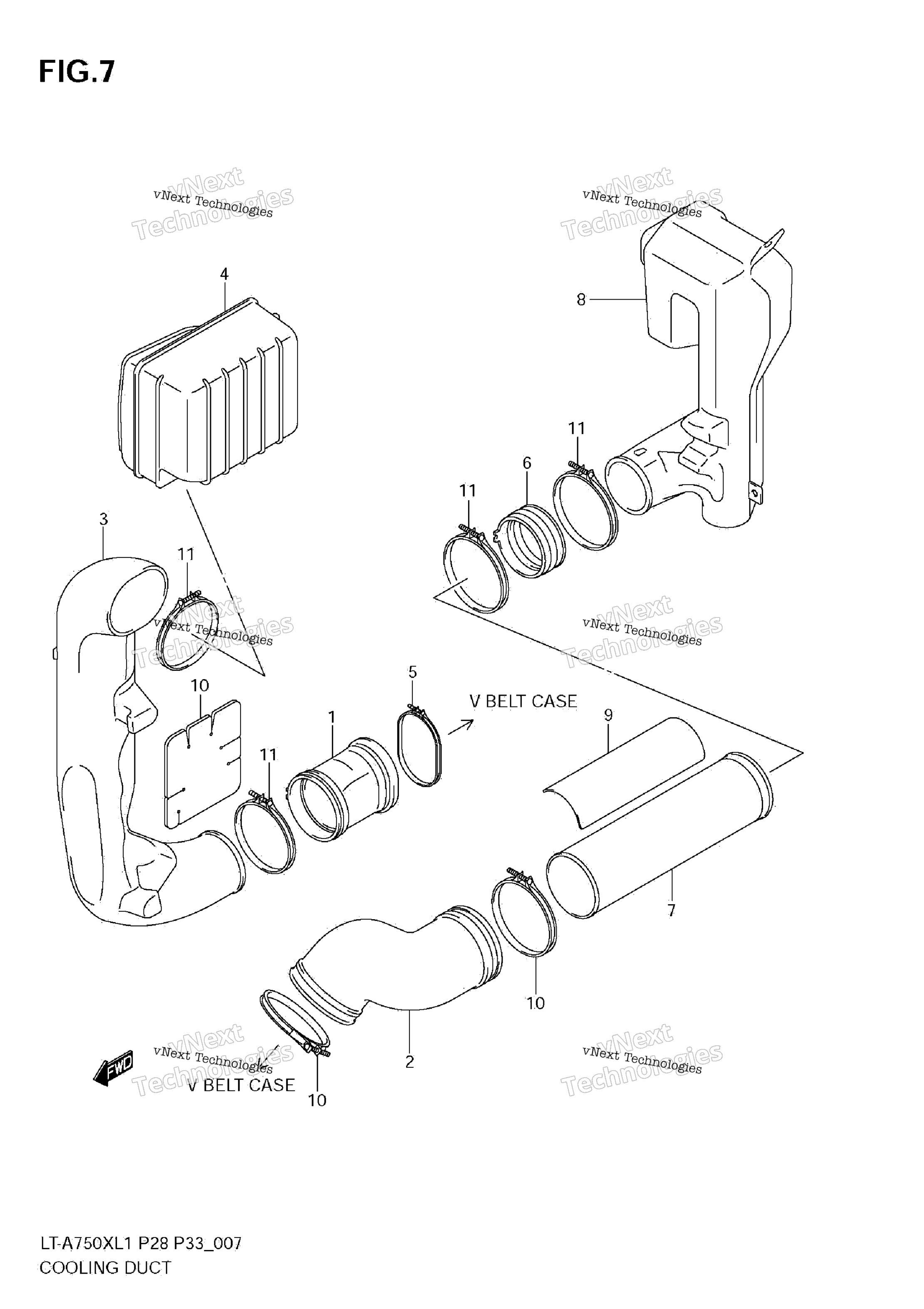 Система охлаждения Duct