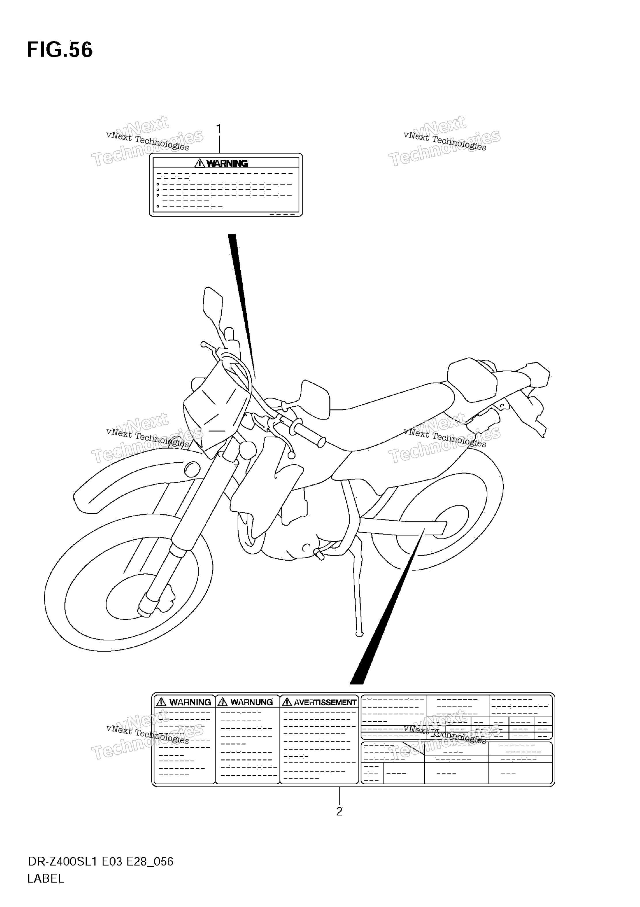 Шильдик (Dr-Z400sl1 E28)