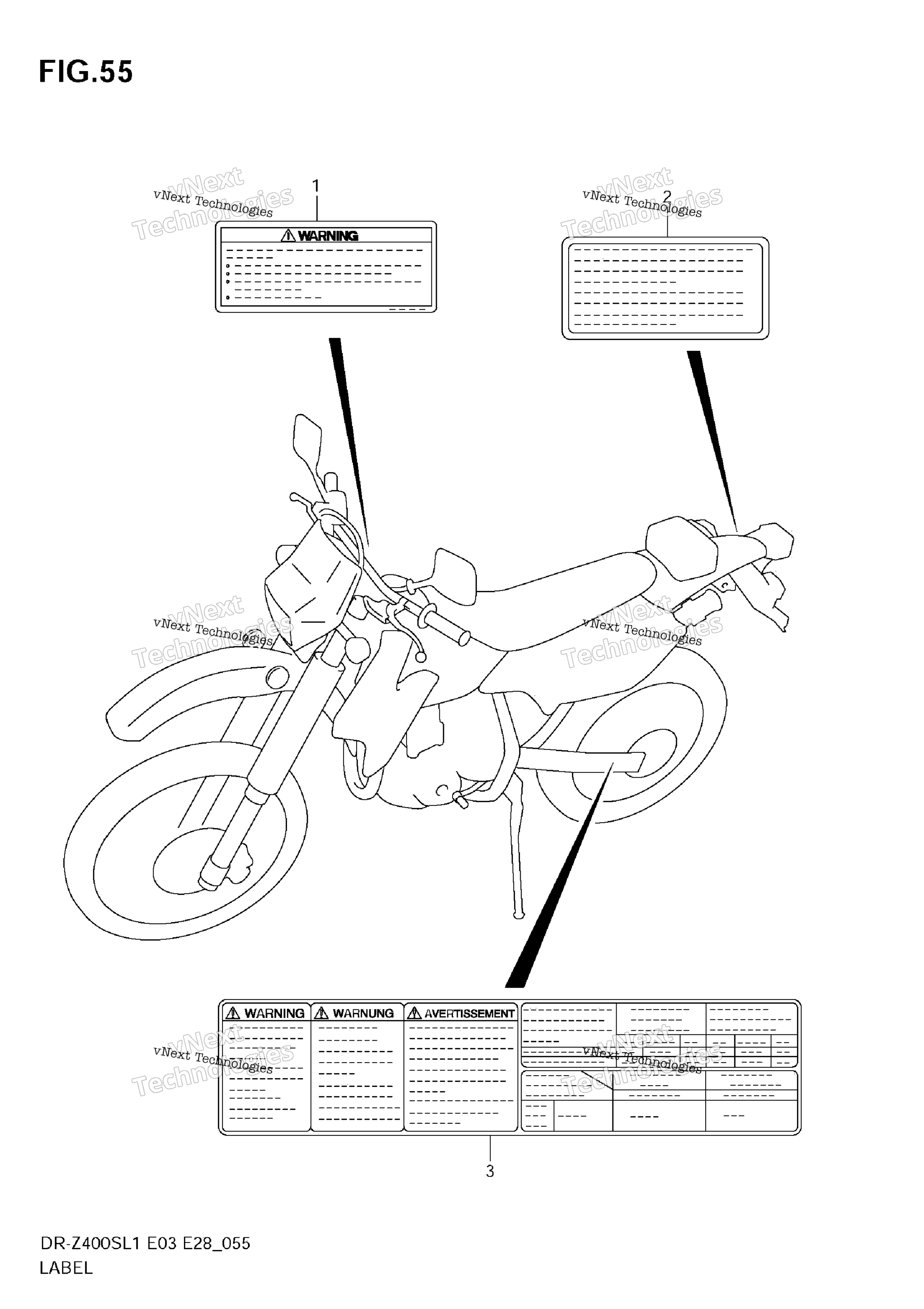 Шильдик (Dr-Z400sl1 E3)