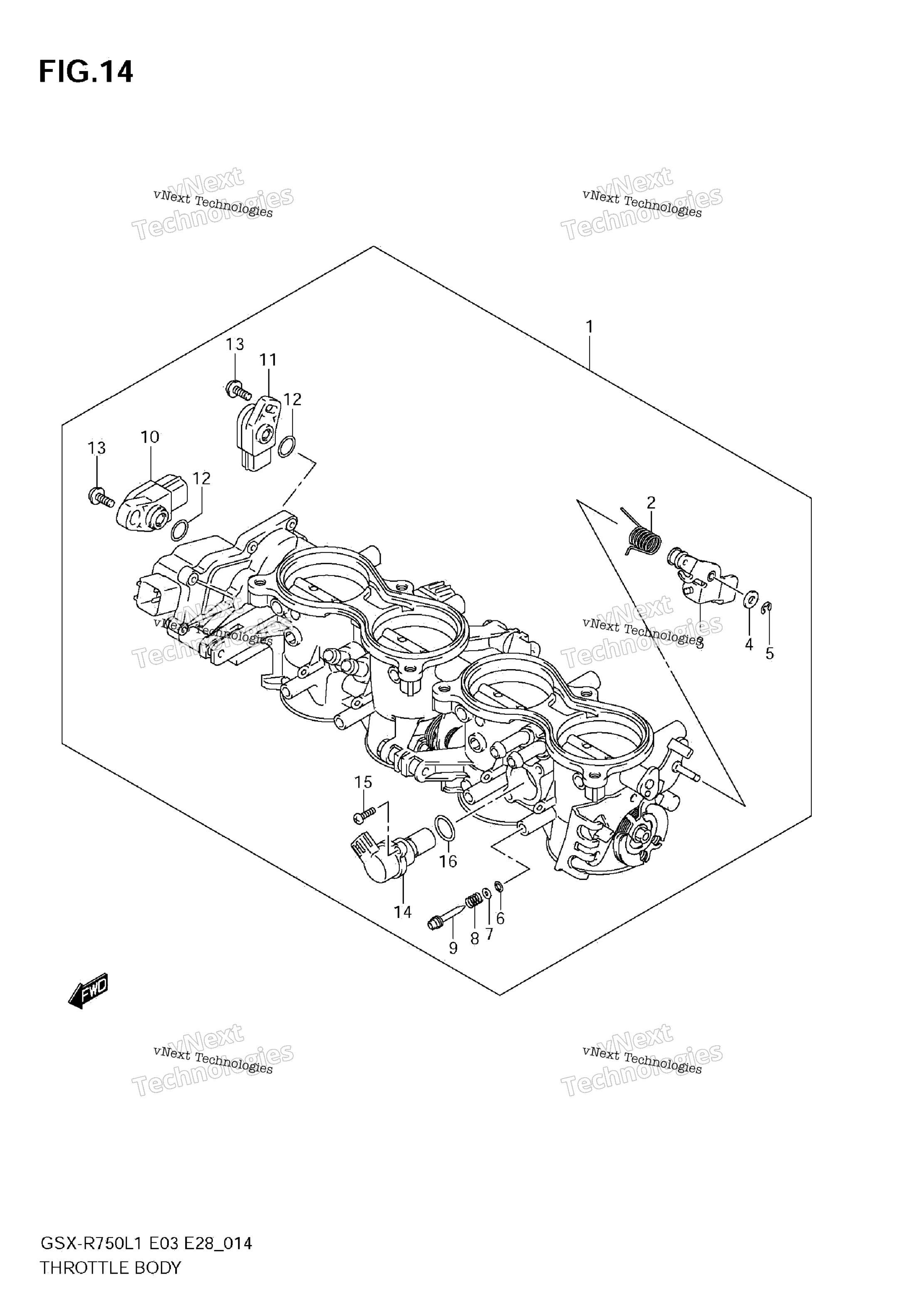 Дроссельный узел (E33)