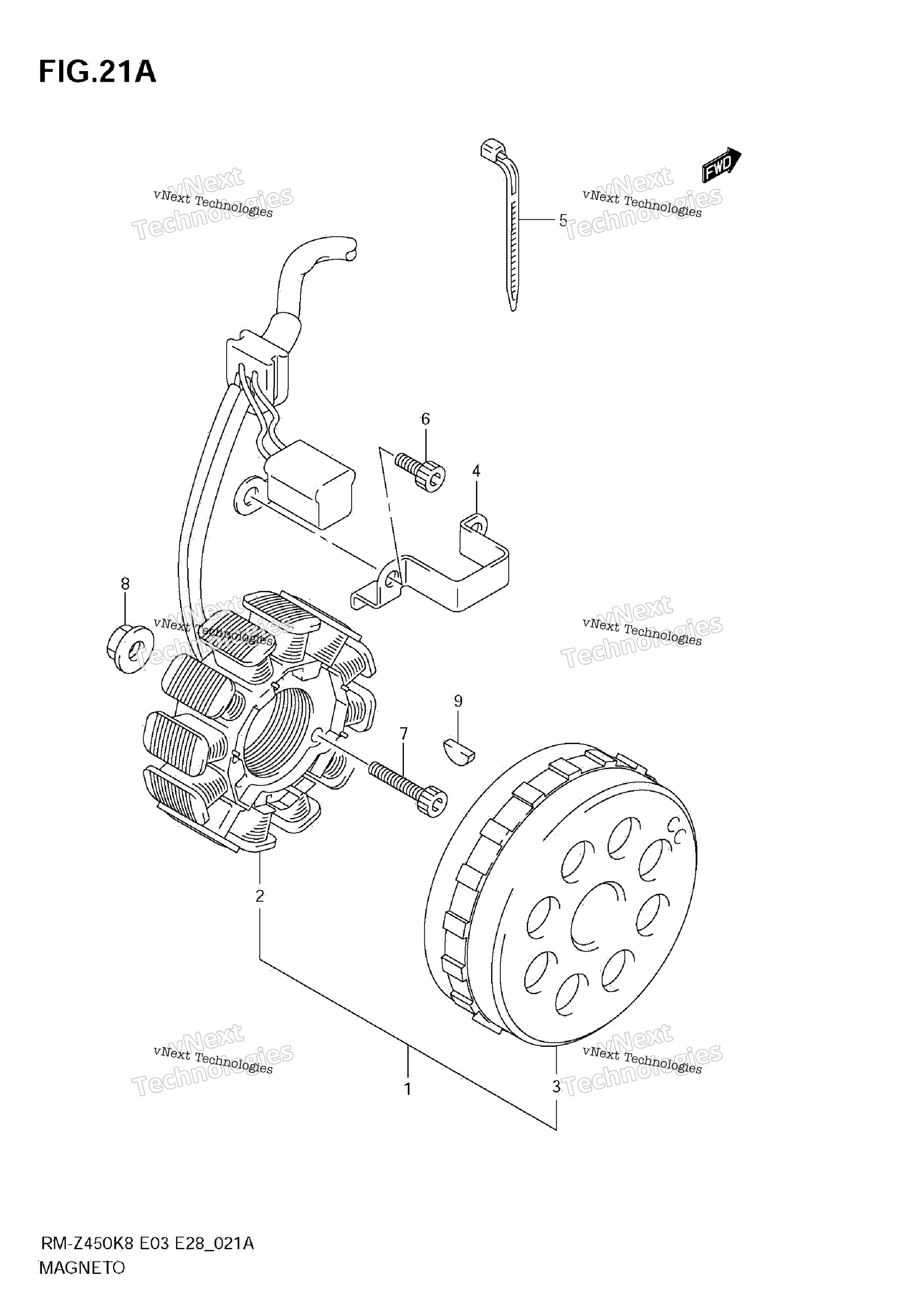 Магнето (Rm-Z450 L0/L1)