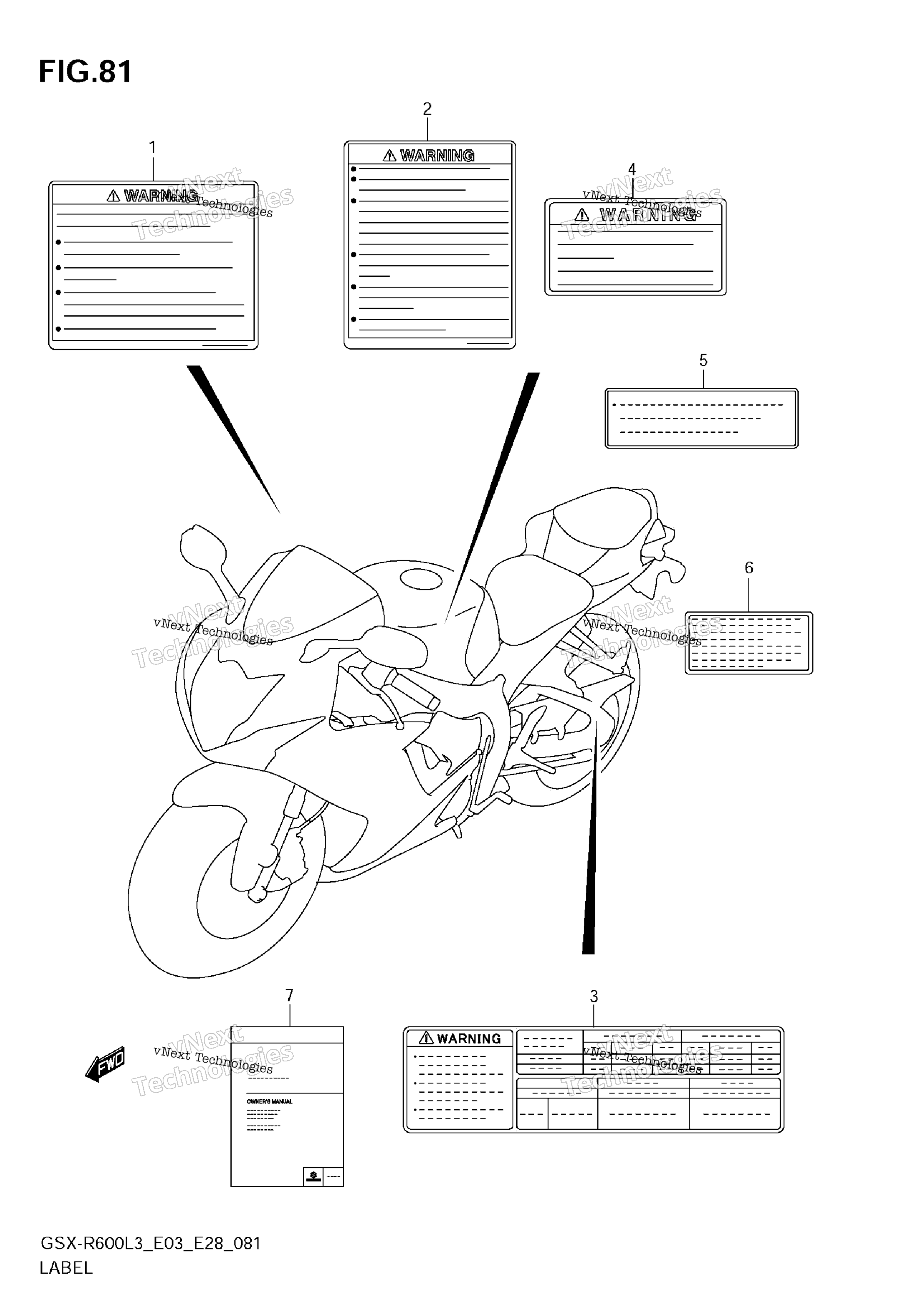 Шильдик (Gsx-R600l3 E03)