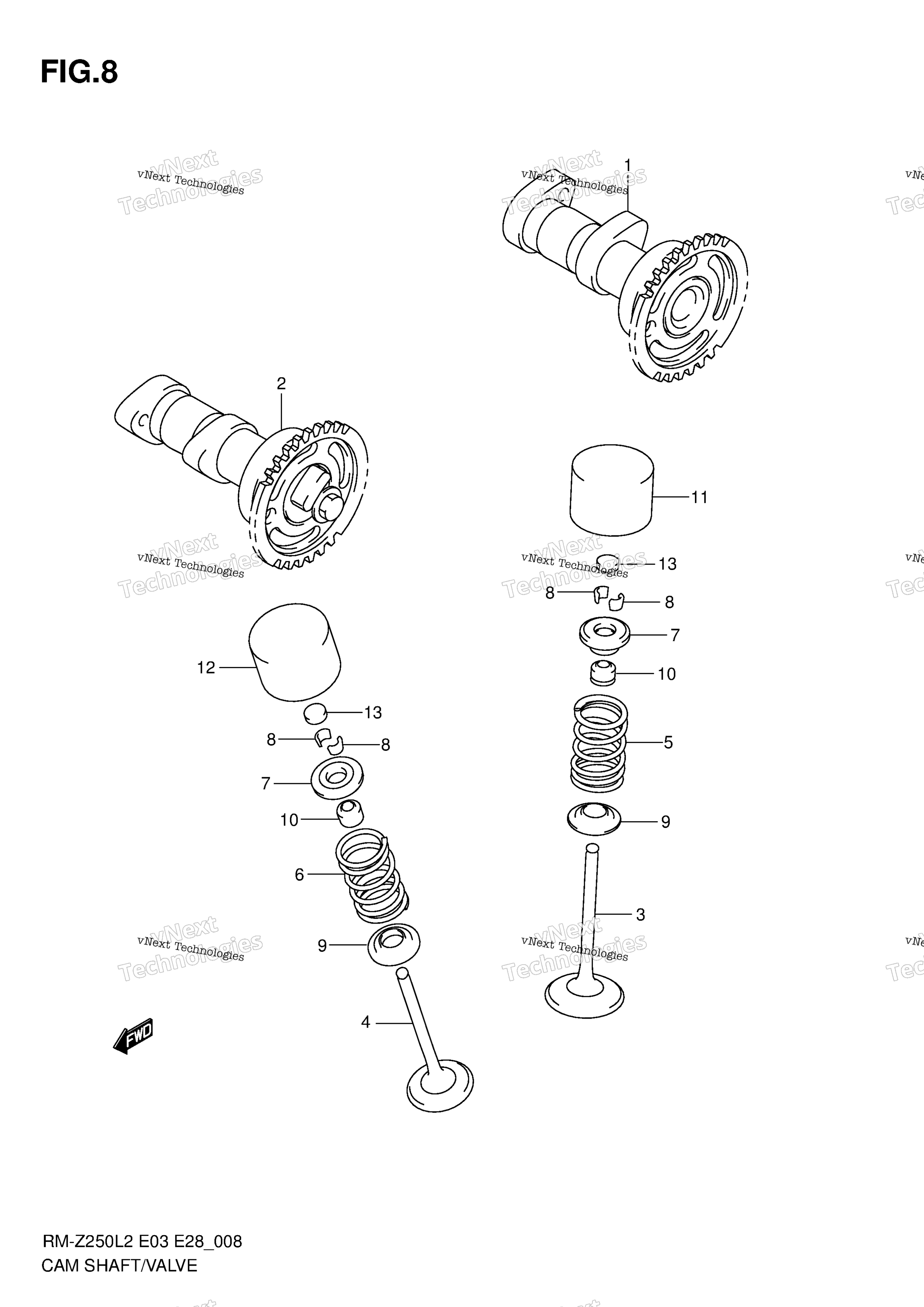 Camshaft клапан