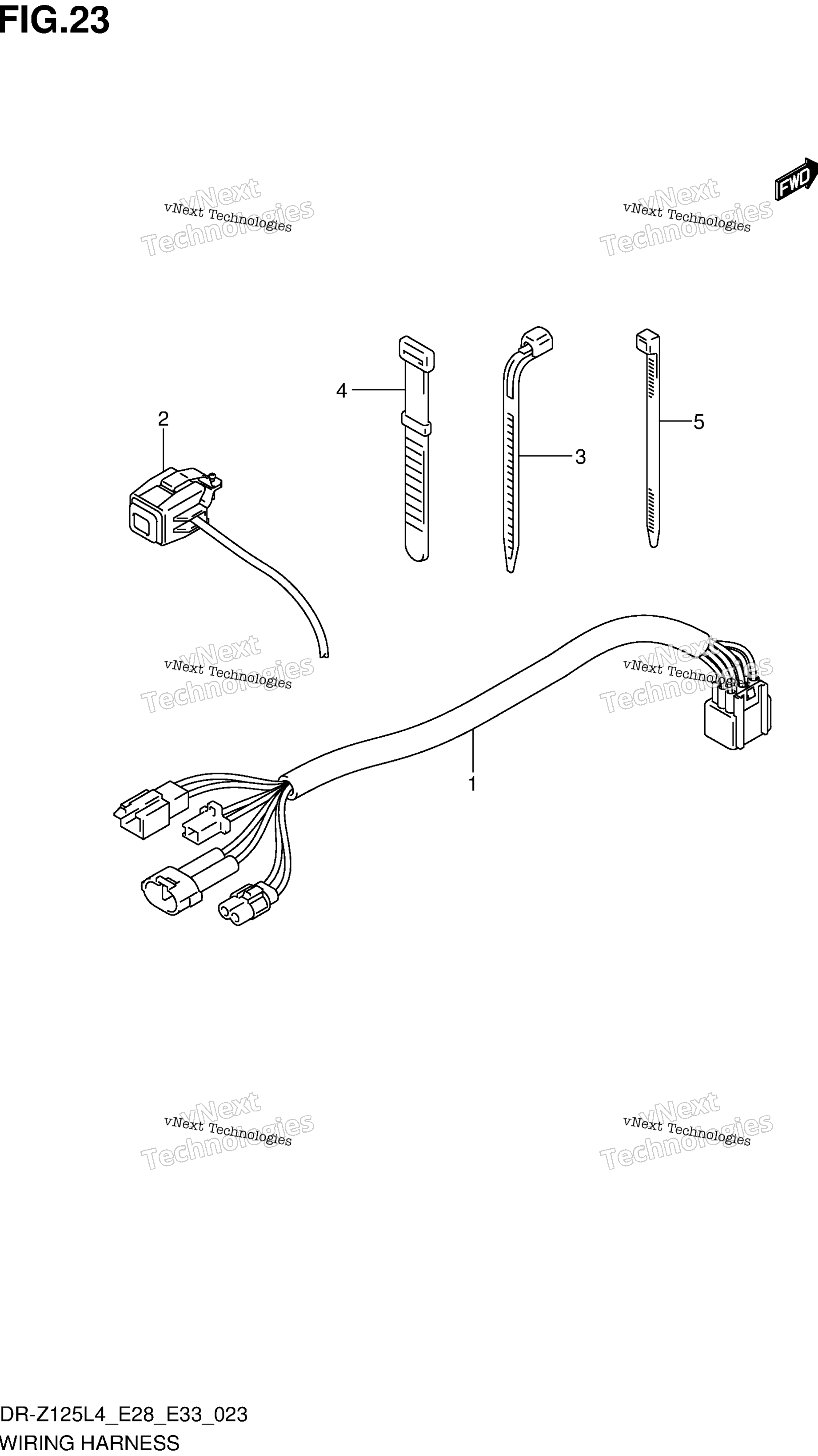 Жгут проводов (Dr-Z125l4 E33)