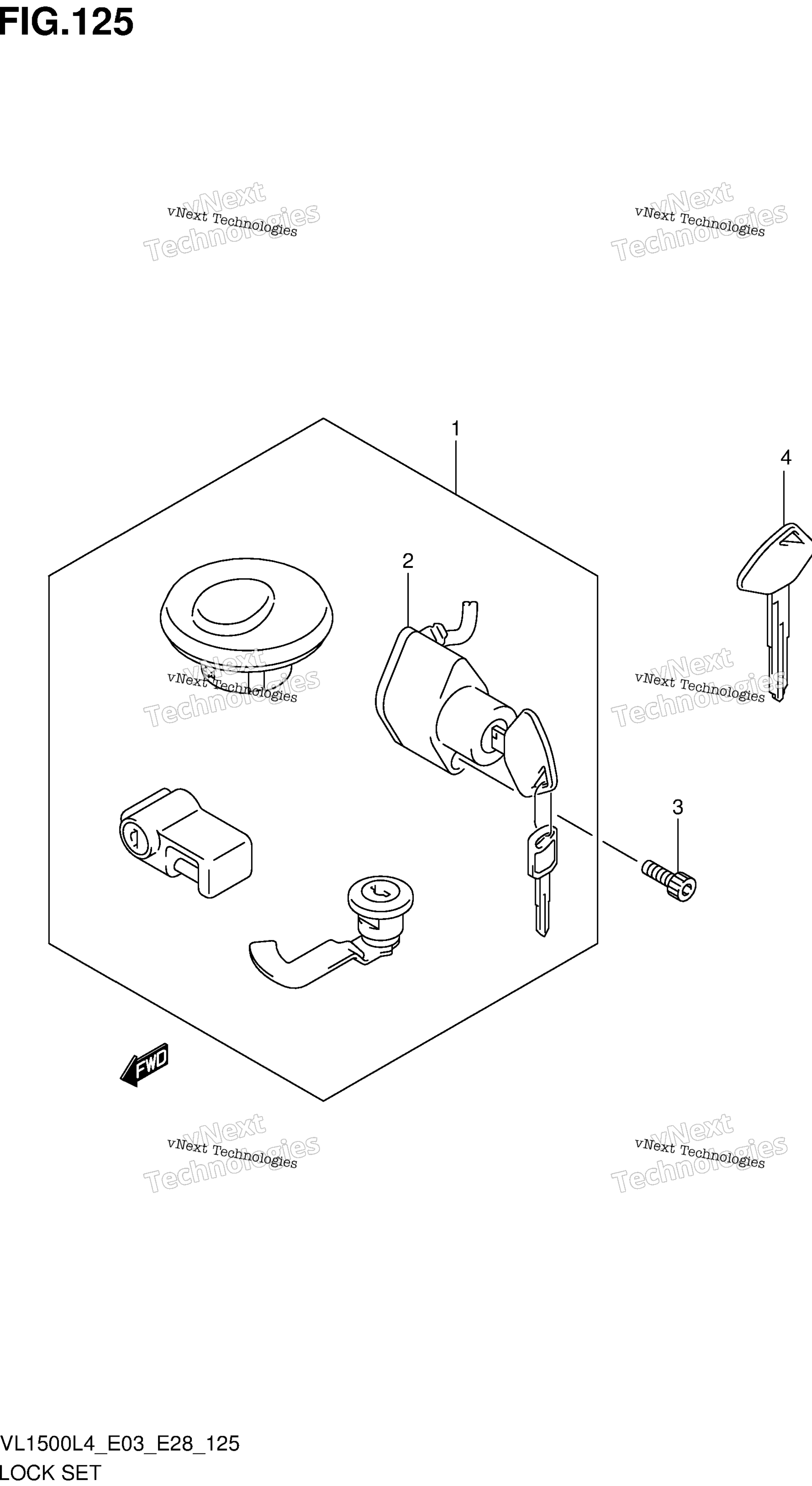 Замок (Vl1500bl4 E33)