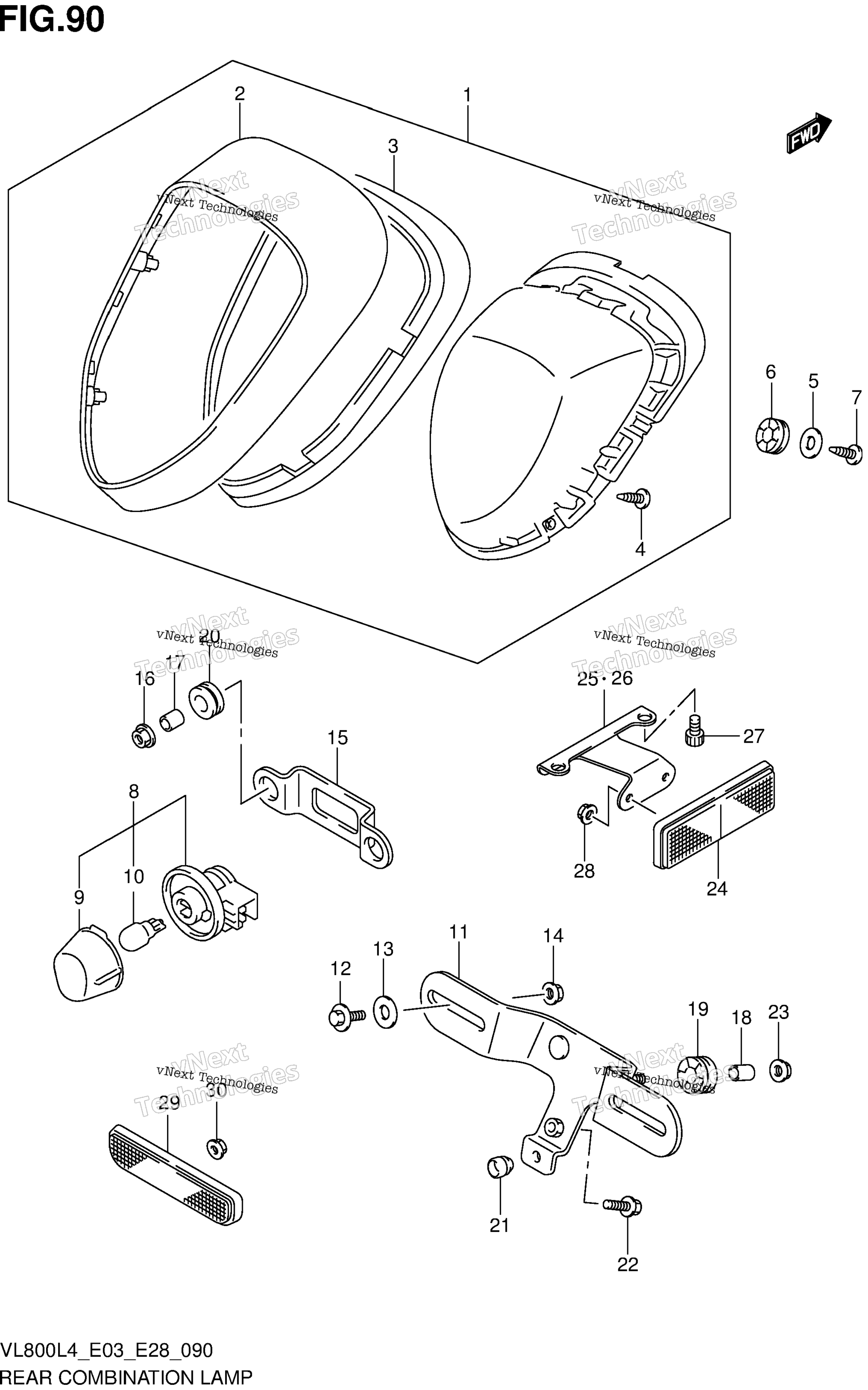 Шильдик (Vl800cl4 E28)
