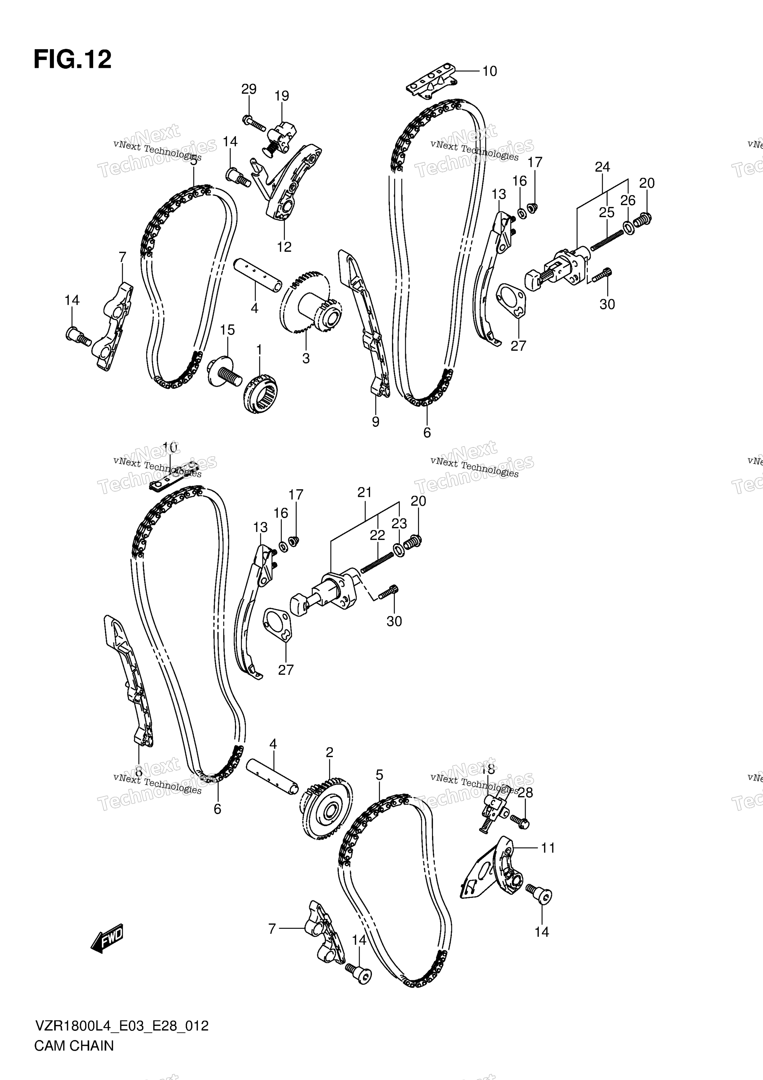 кулачок цепь