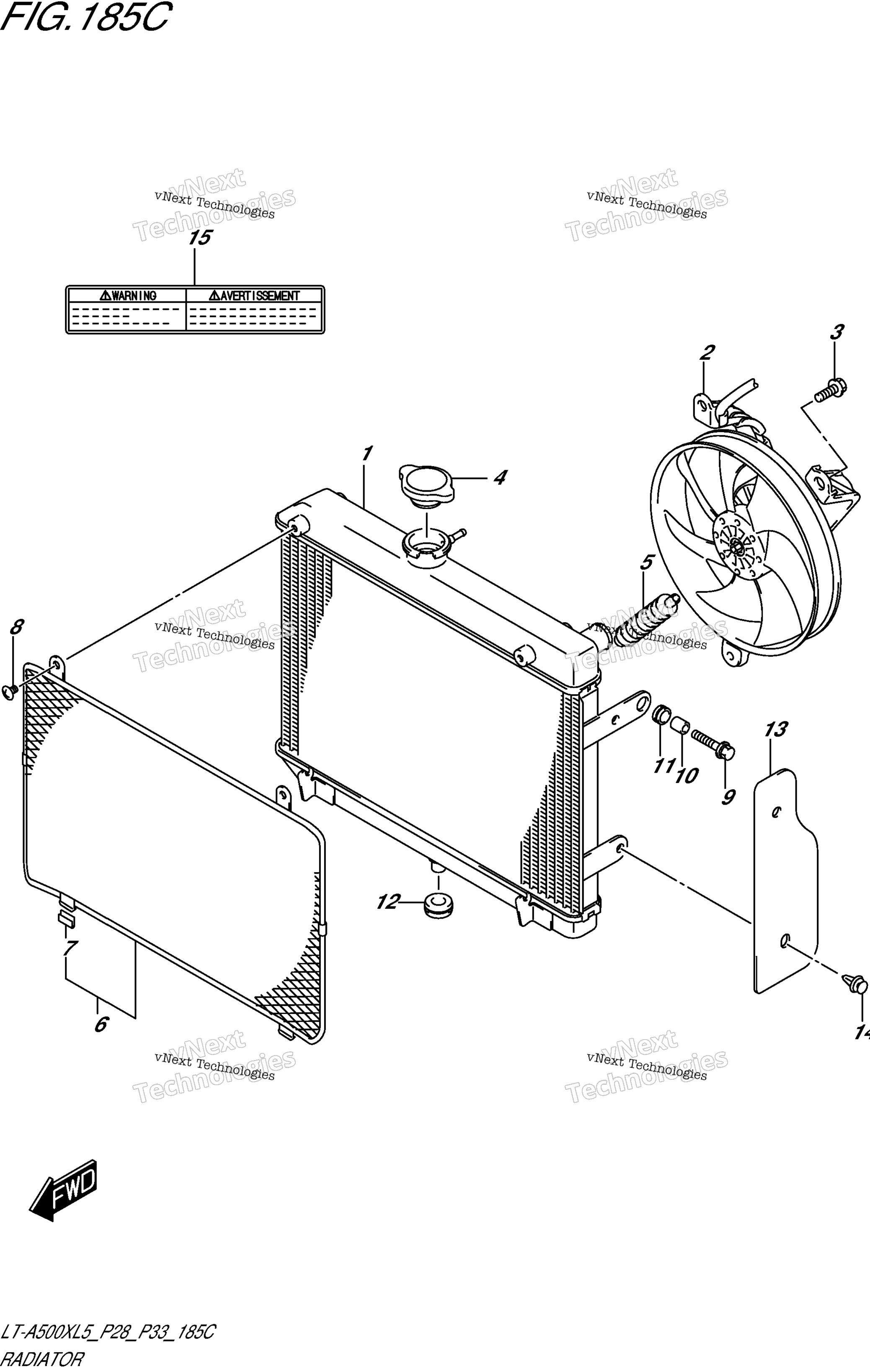 Радиатор (Lt-A500xzl5 P28)