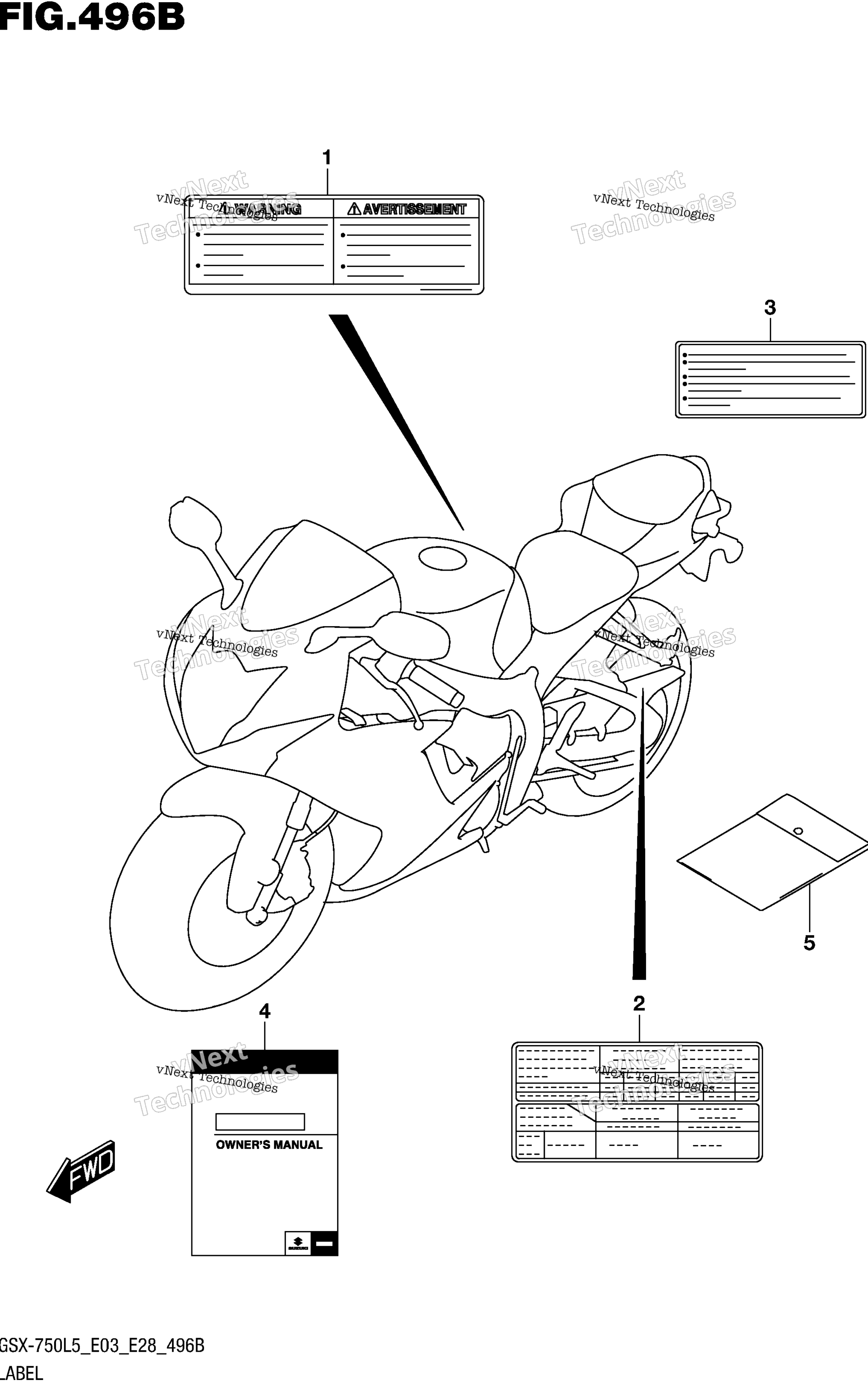 Шильдик (Gsx-R750l5 E28)