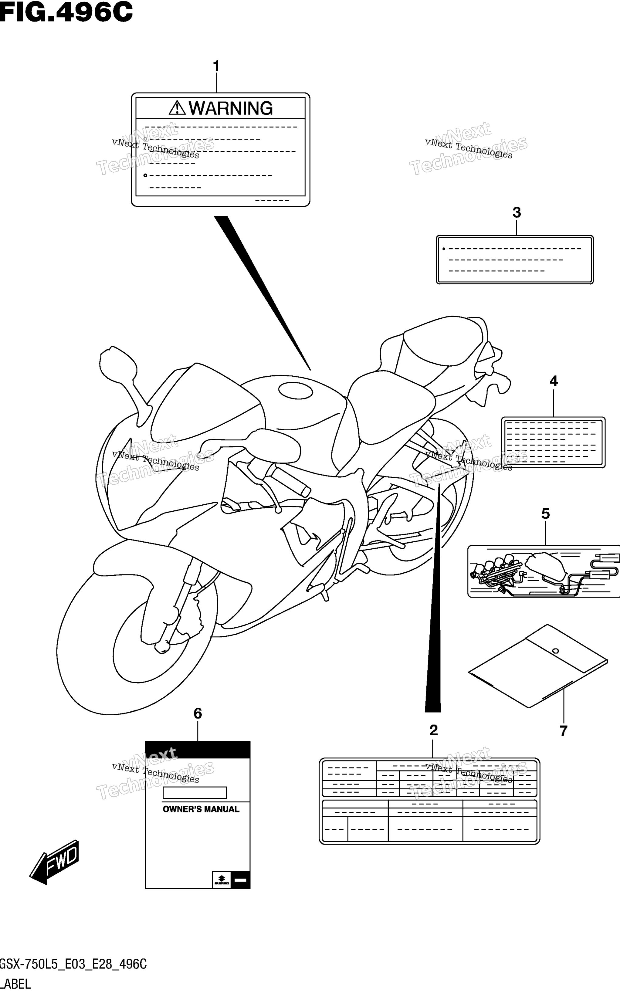 Шильдик (Gsx-R750l5 E33)