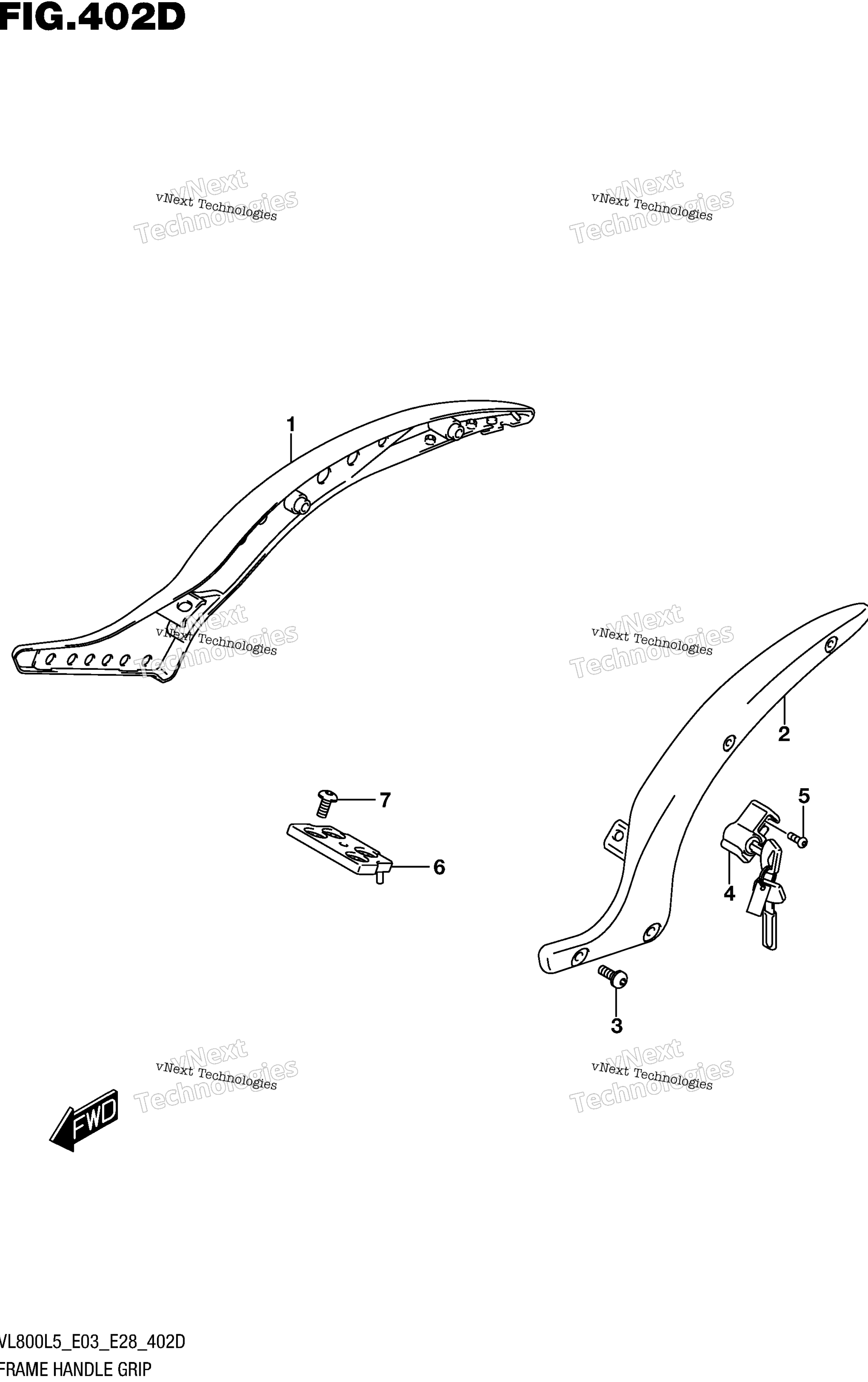 Рама Handle Grip (Vl800tl5 E28)