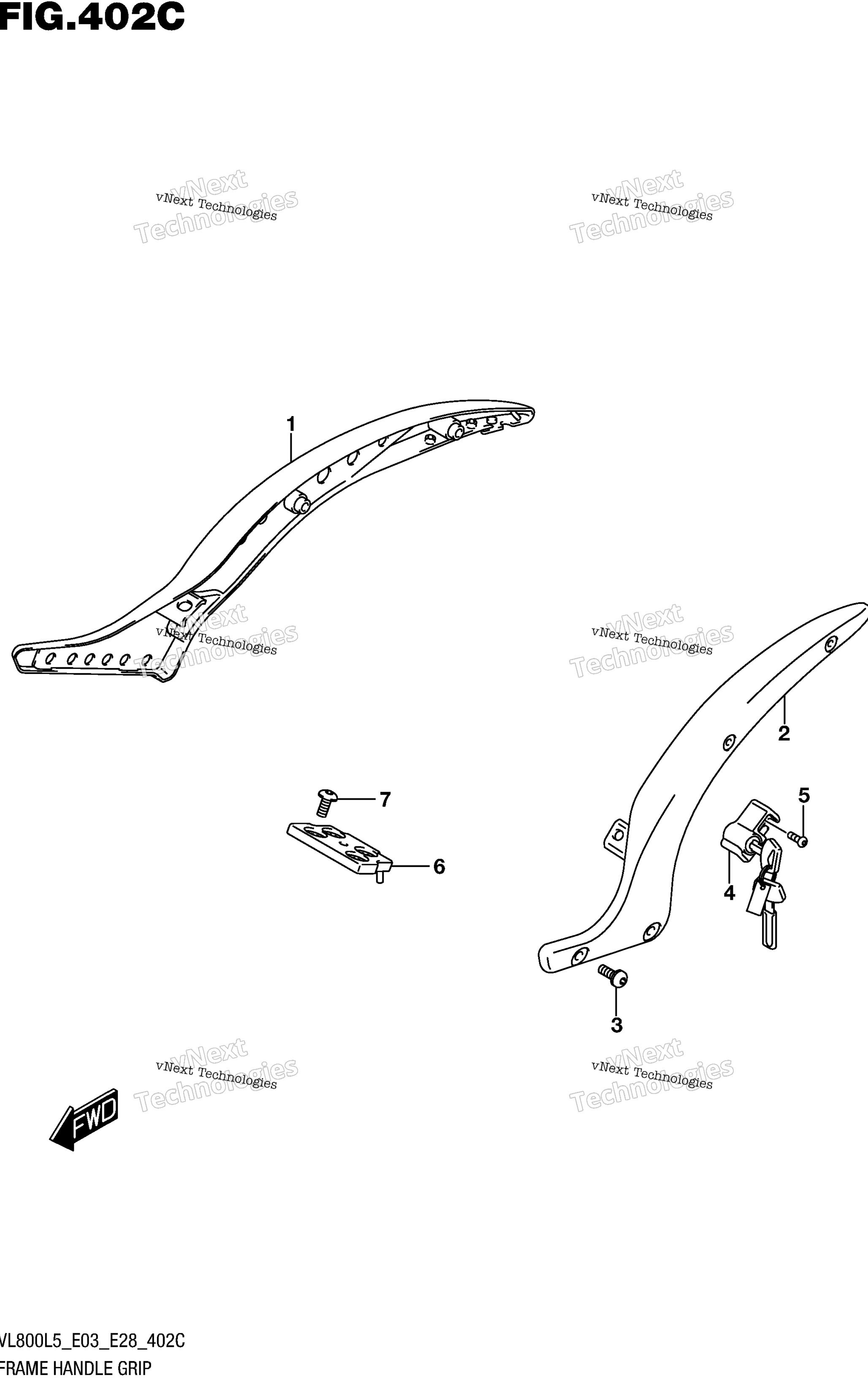 Рама Handle Grip (Vl800tl5 E03)