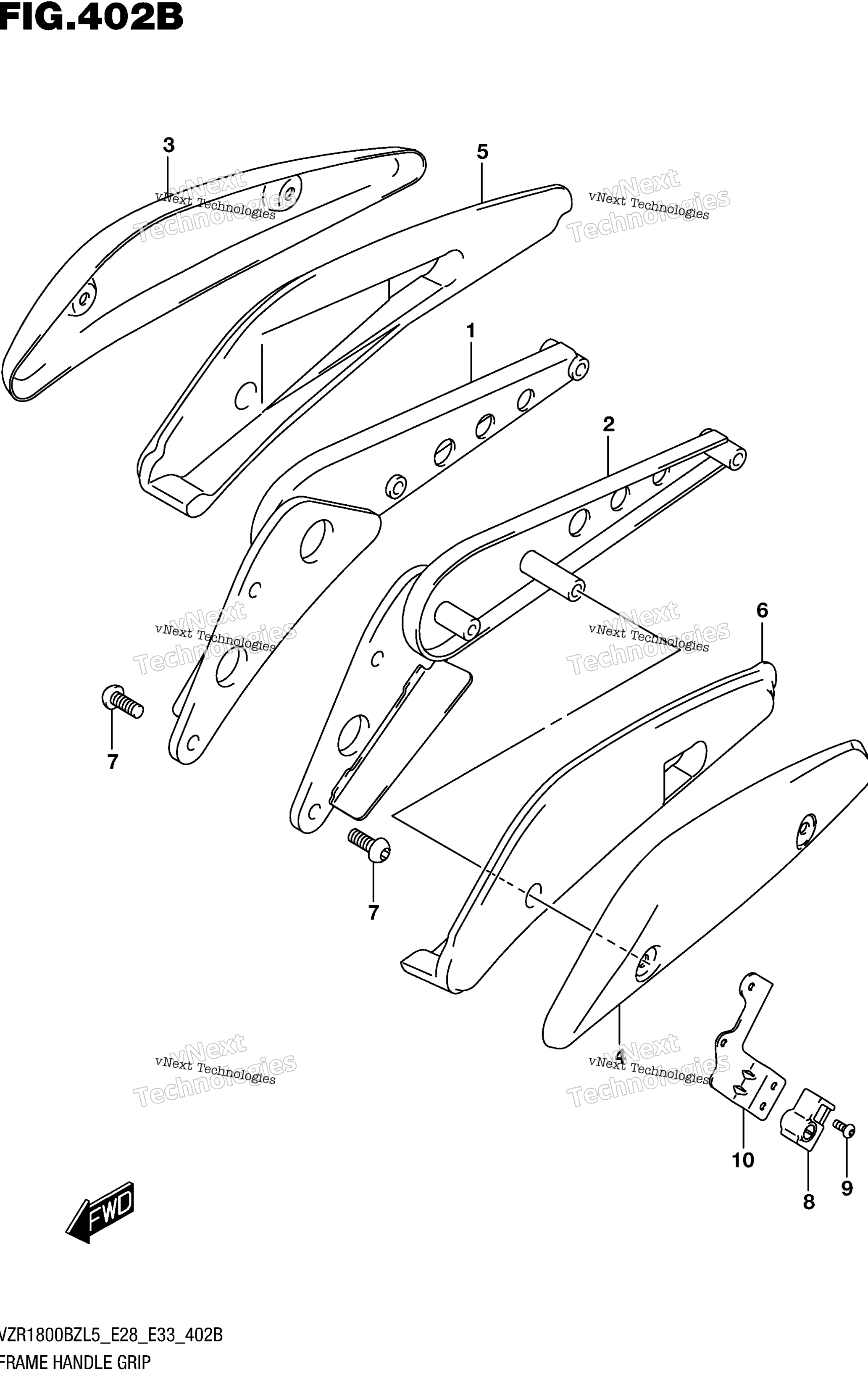 Рама Handle Grip (Vzr1800bzl5 E33)