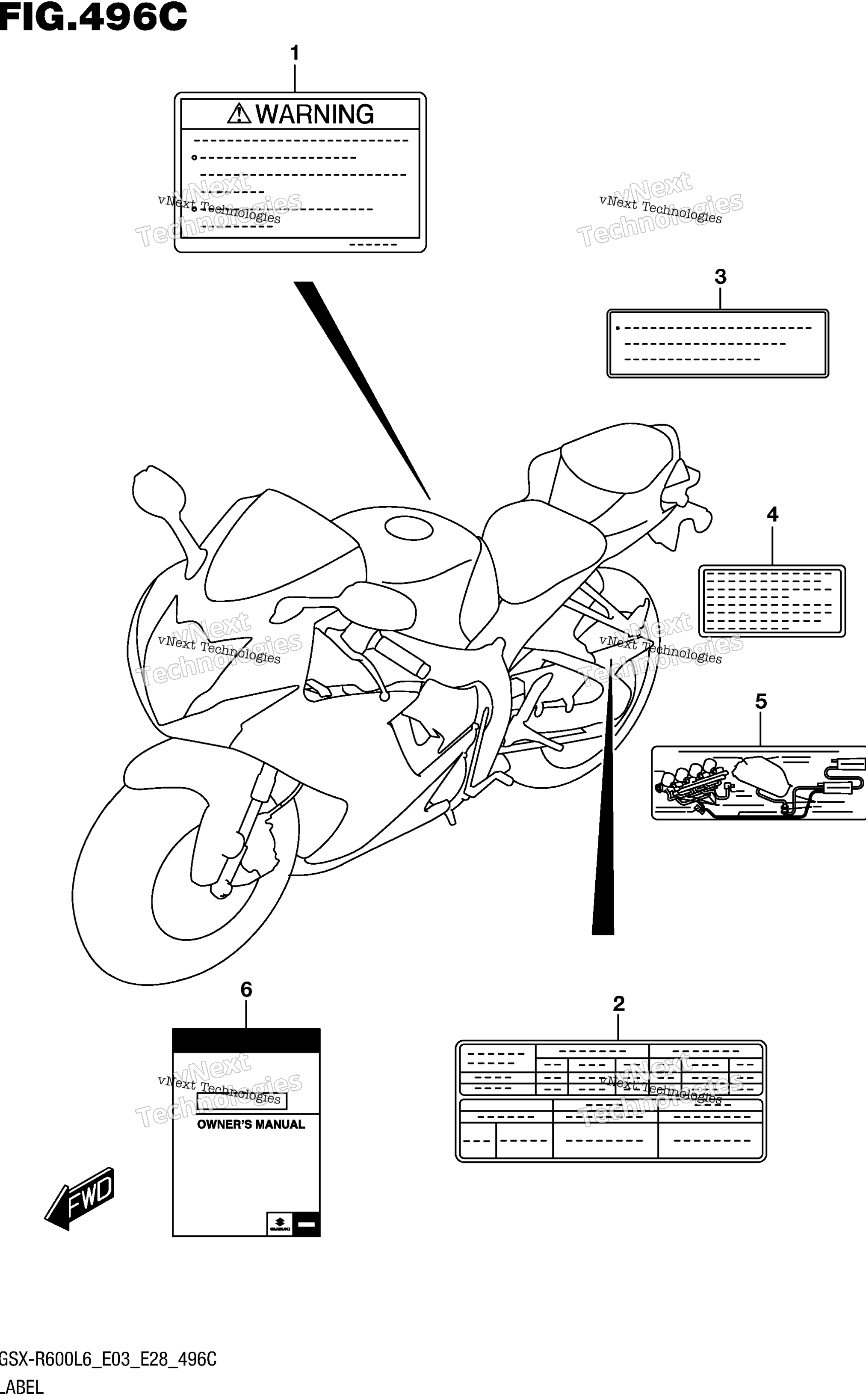 Шильдик (Gsx-R600l6 E33)