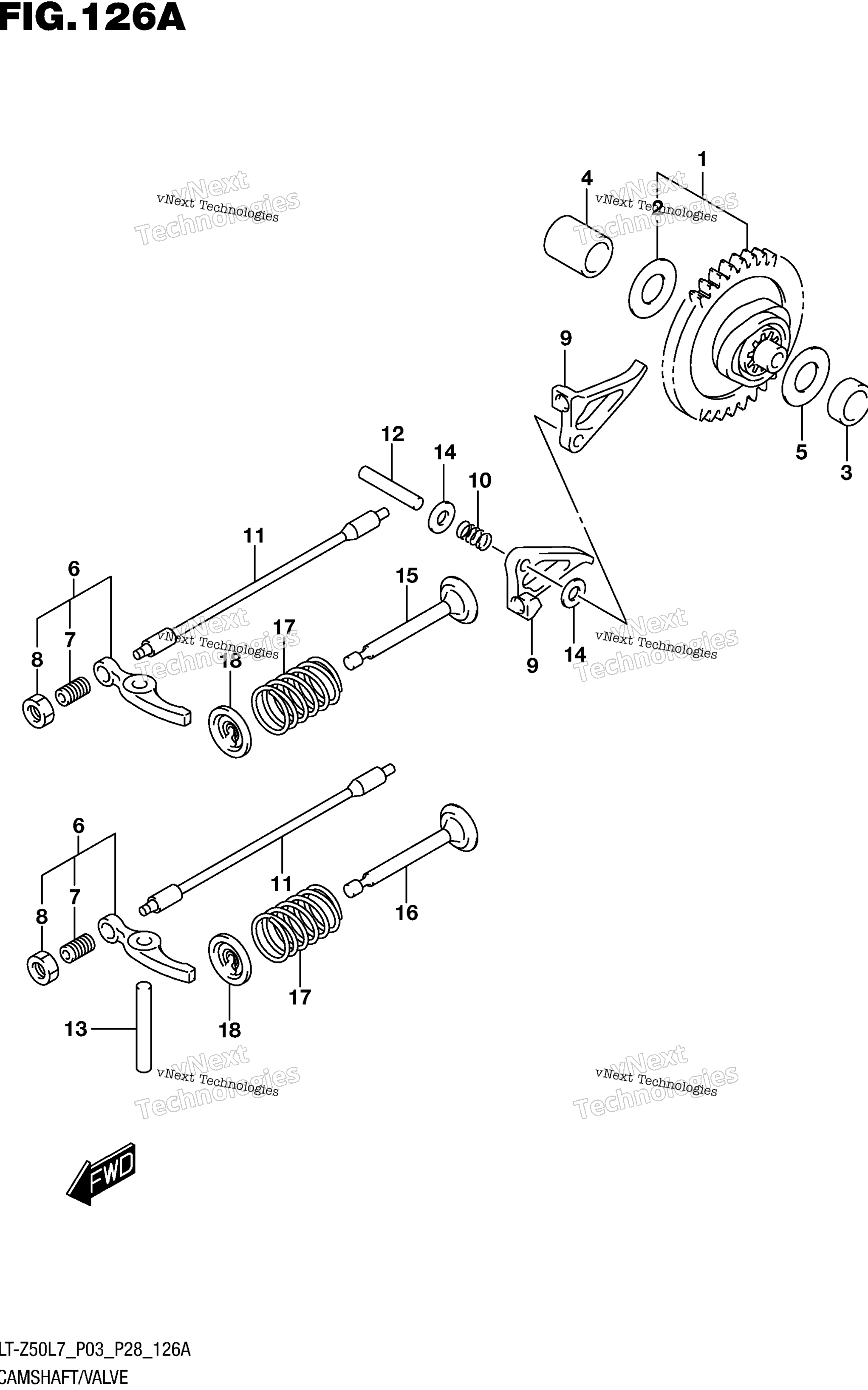 Camshaft / клапан