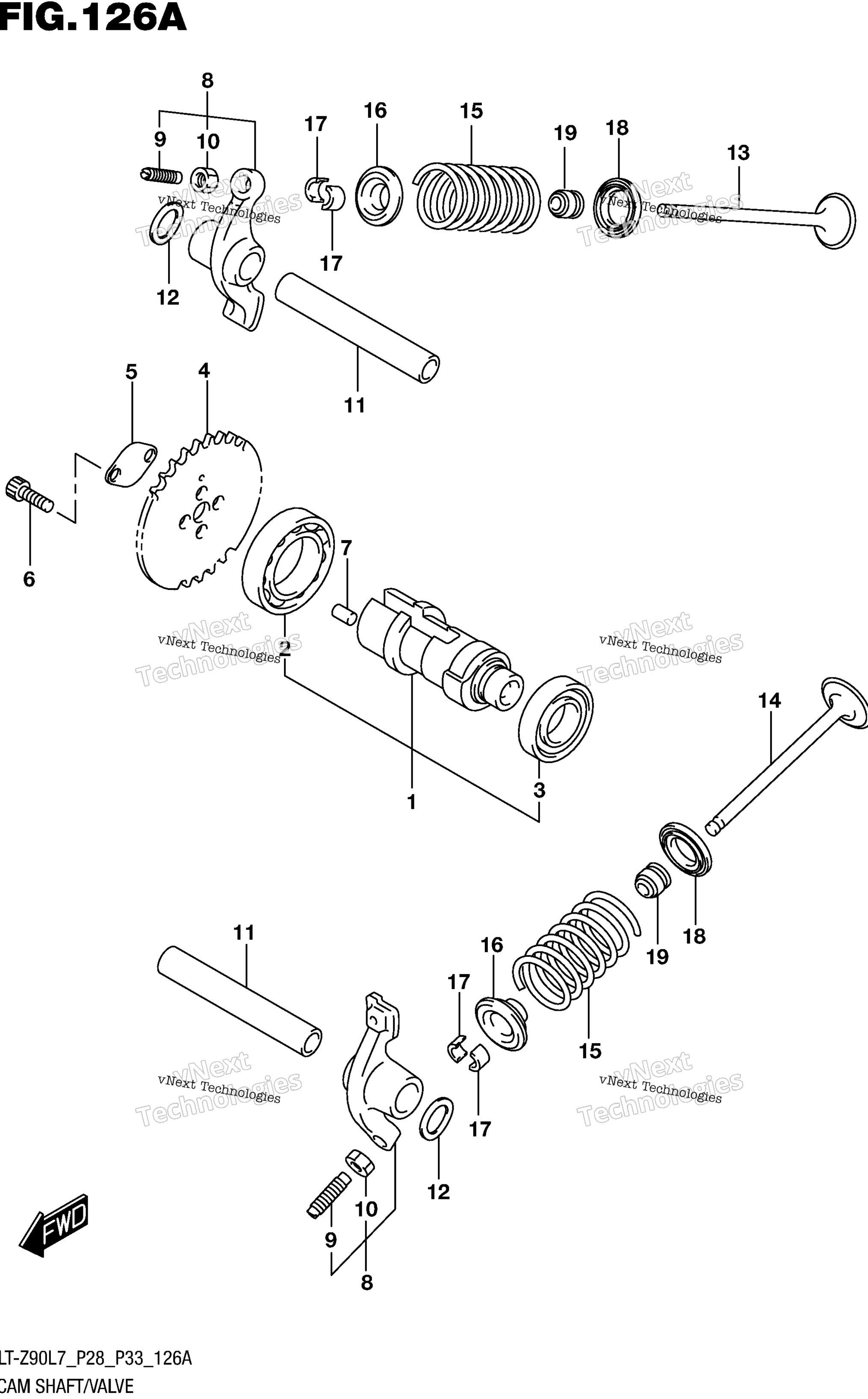 Camshaft / клапан