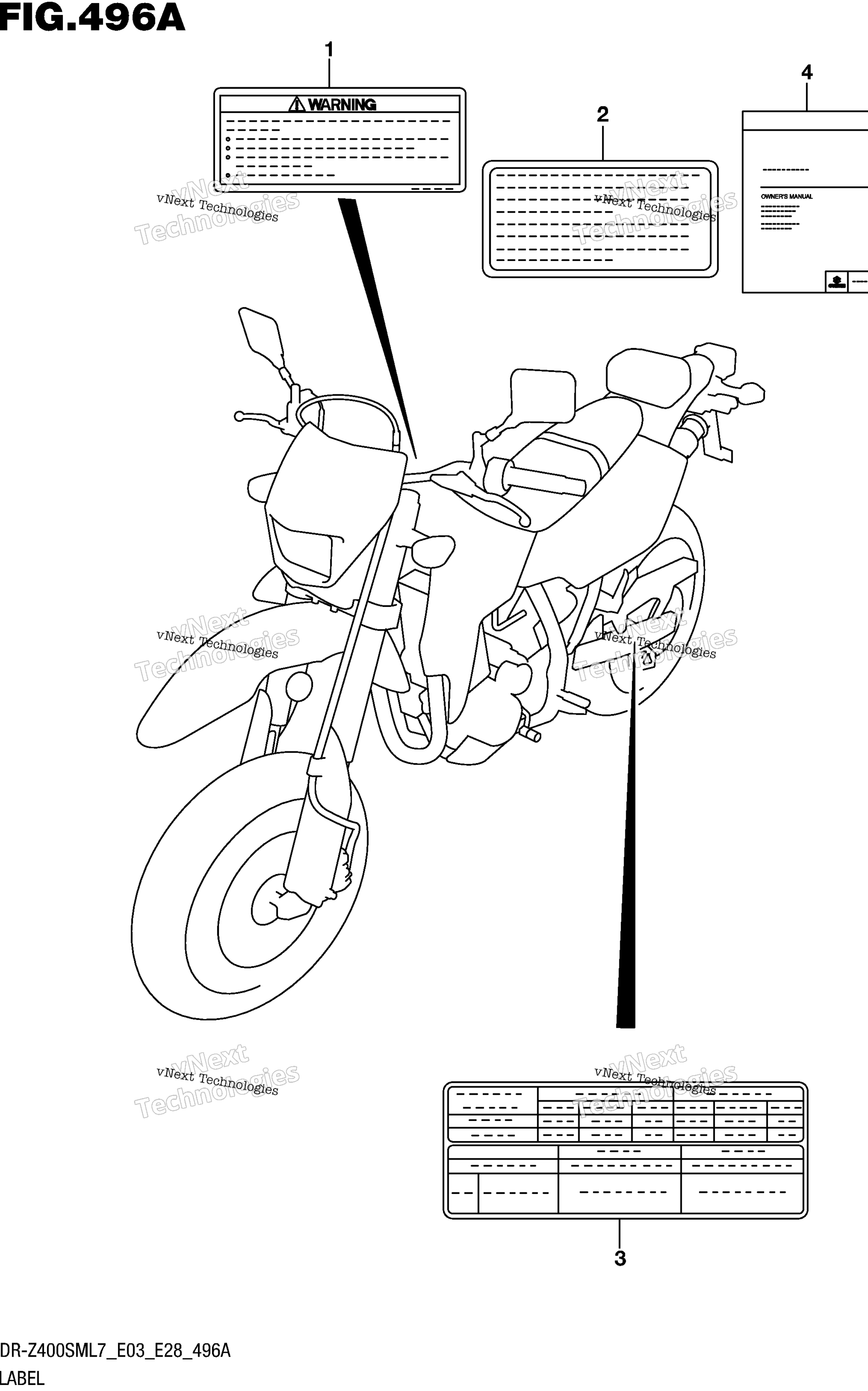 Шильдик (Dr-Z400sml7 E03)