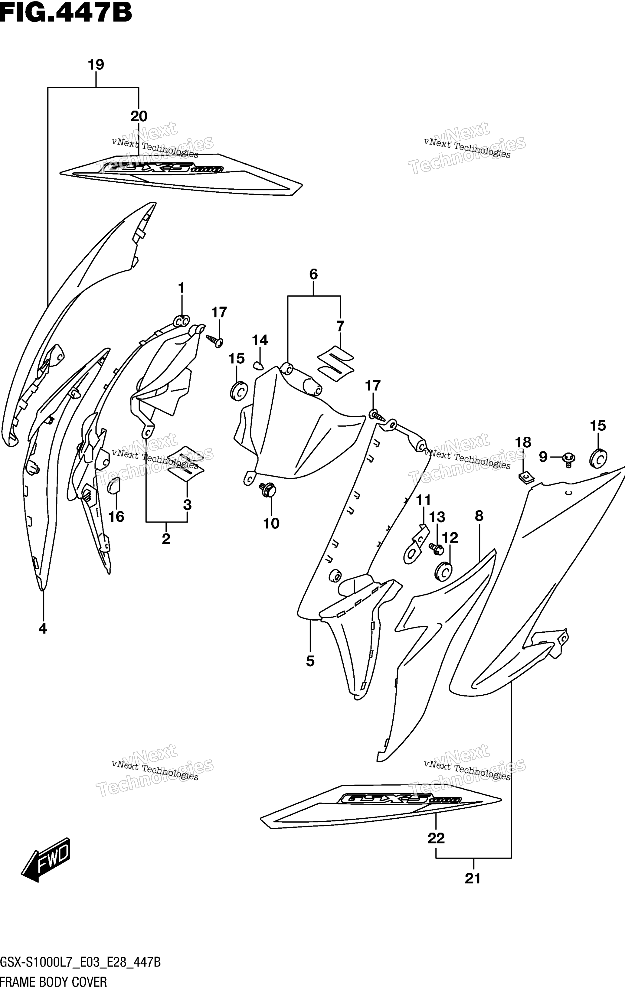 Рама Body Cover (Ysf)