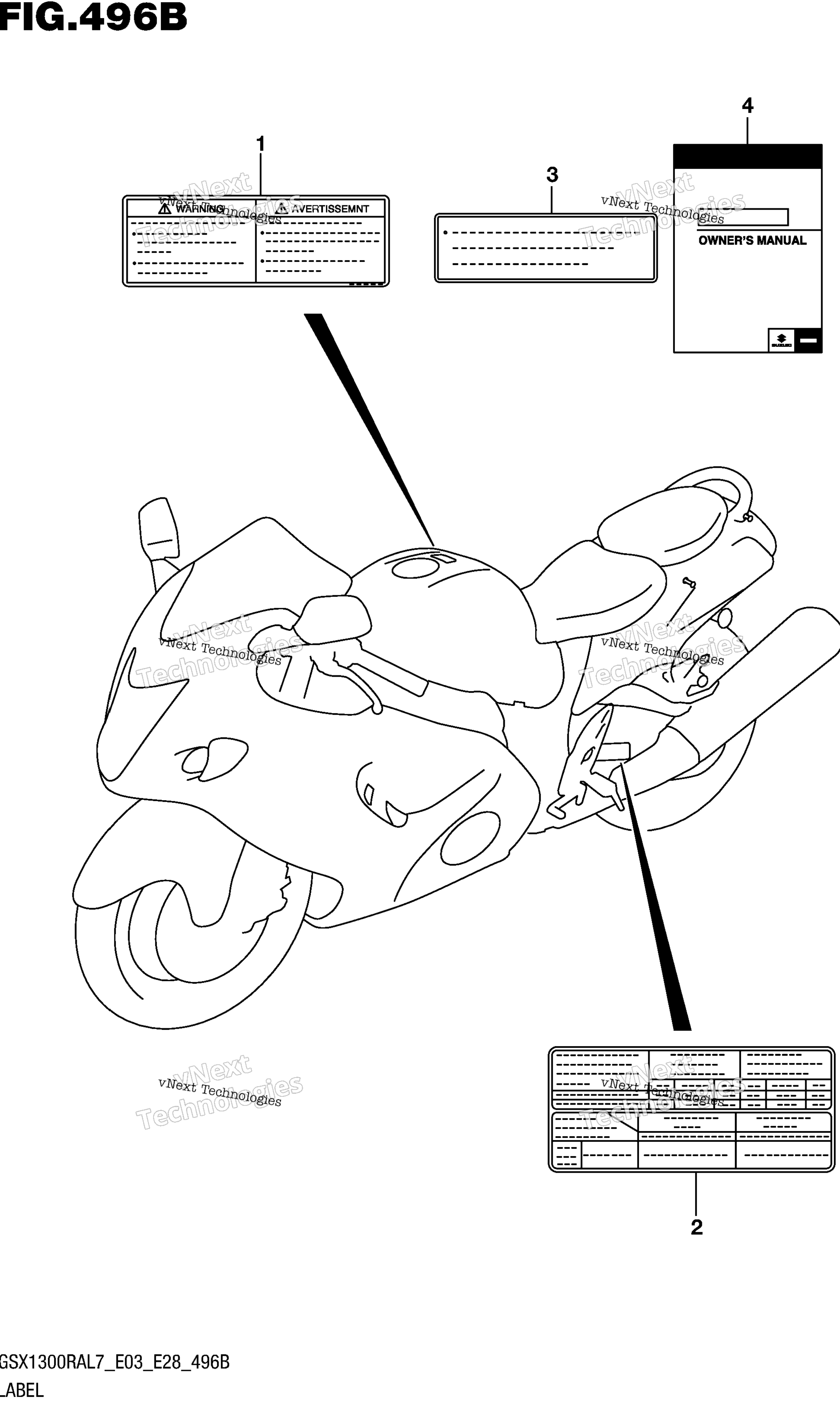 Шильдик (Gsx1300ral7 E28)