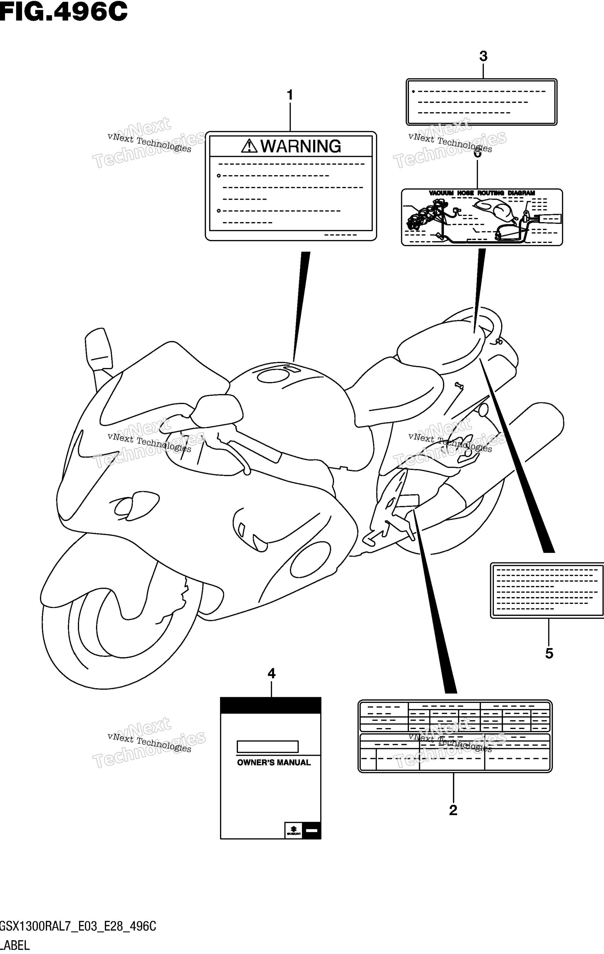 Шильдик (Gsx1300ral7 E33)
