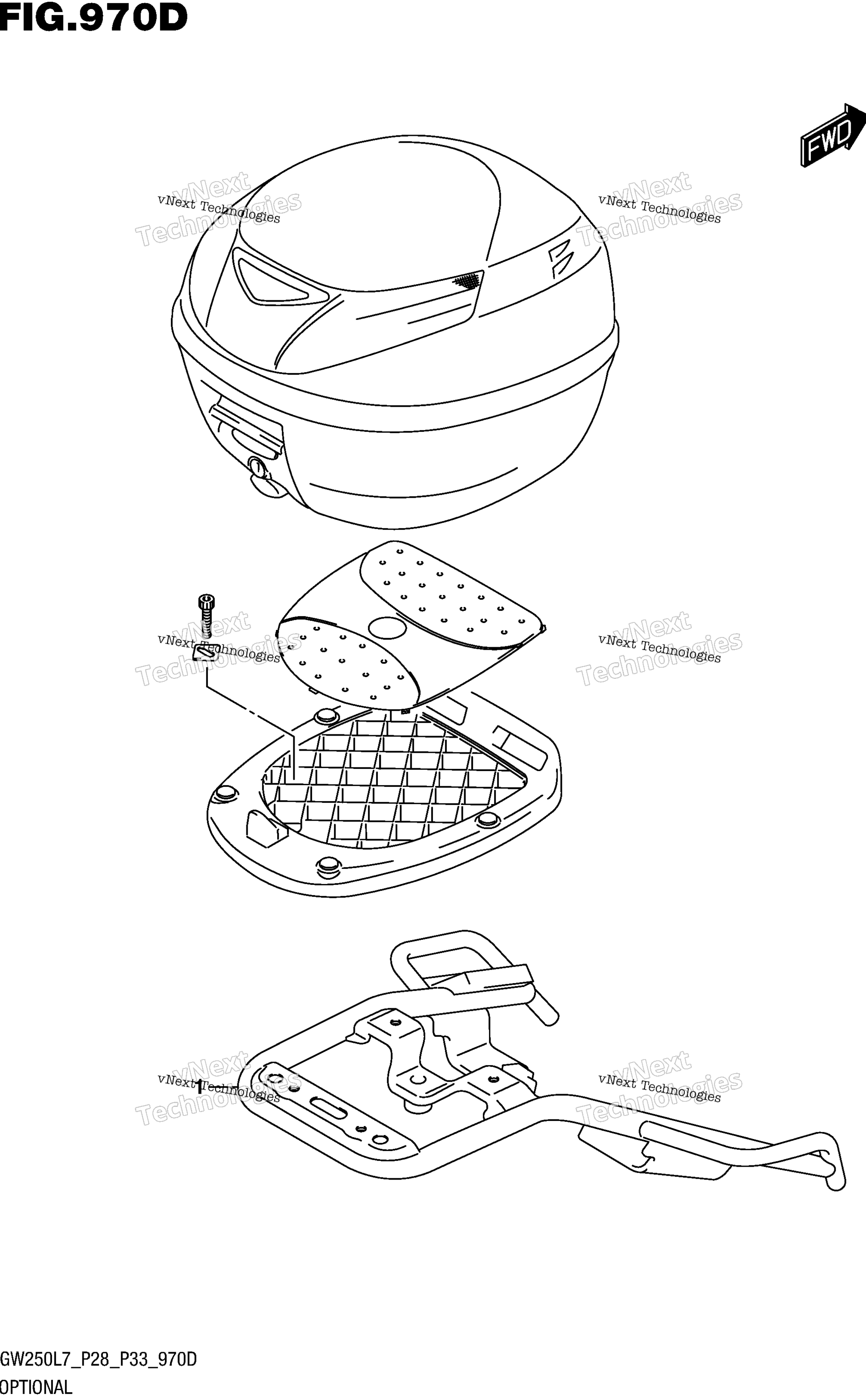 Опциональное оборудование (Rear Carrier) (Gw250l7 P33)
