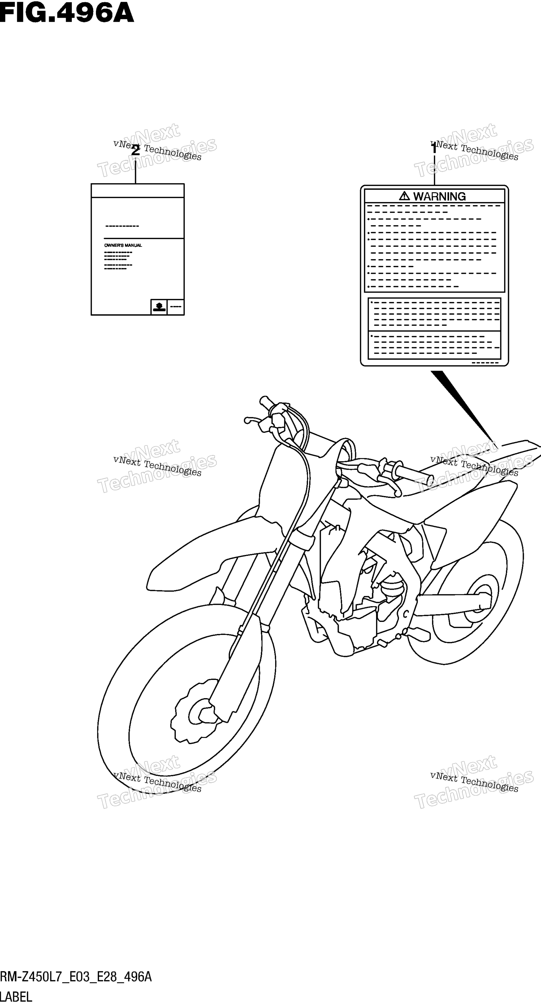 Шильдик (Rm-Z450l7 E03)