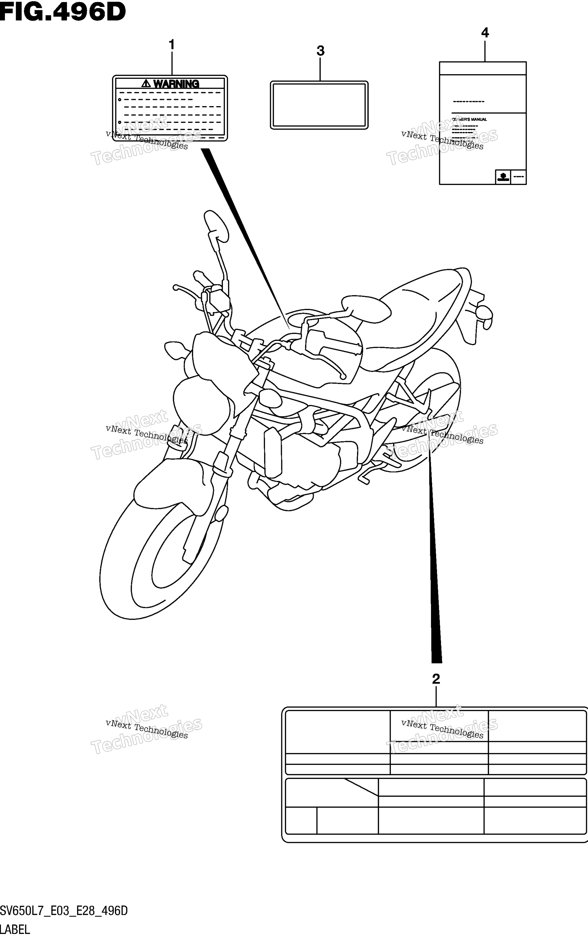 Шильдик (Sv650al7 E33)