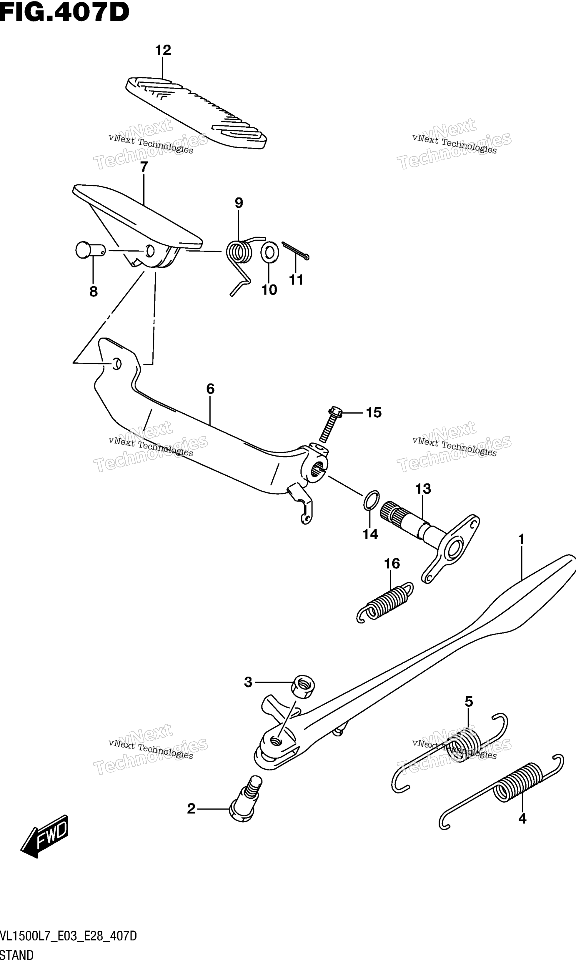 Подставка (Vl1500btl7 E28)