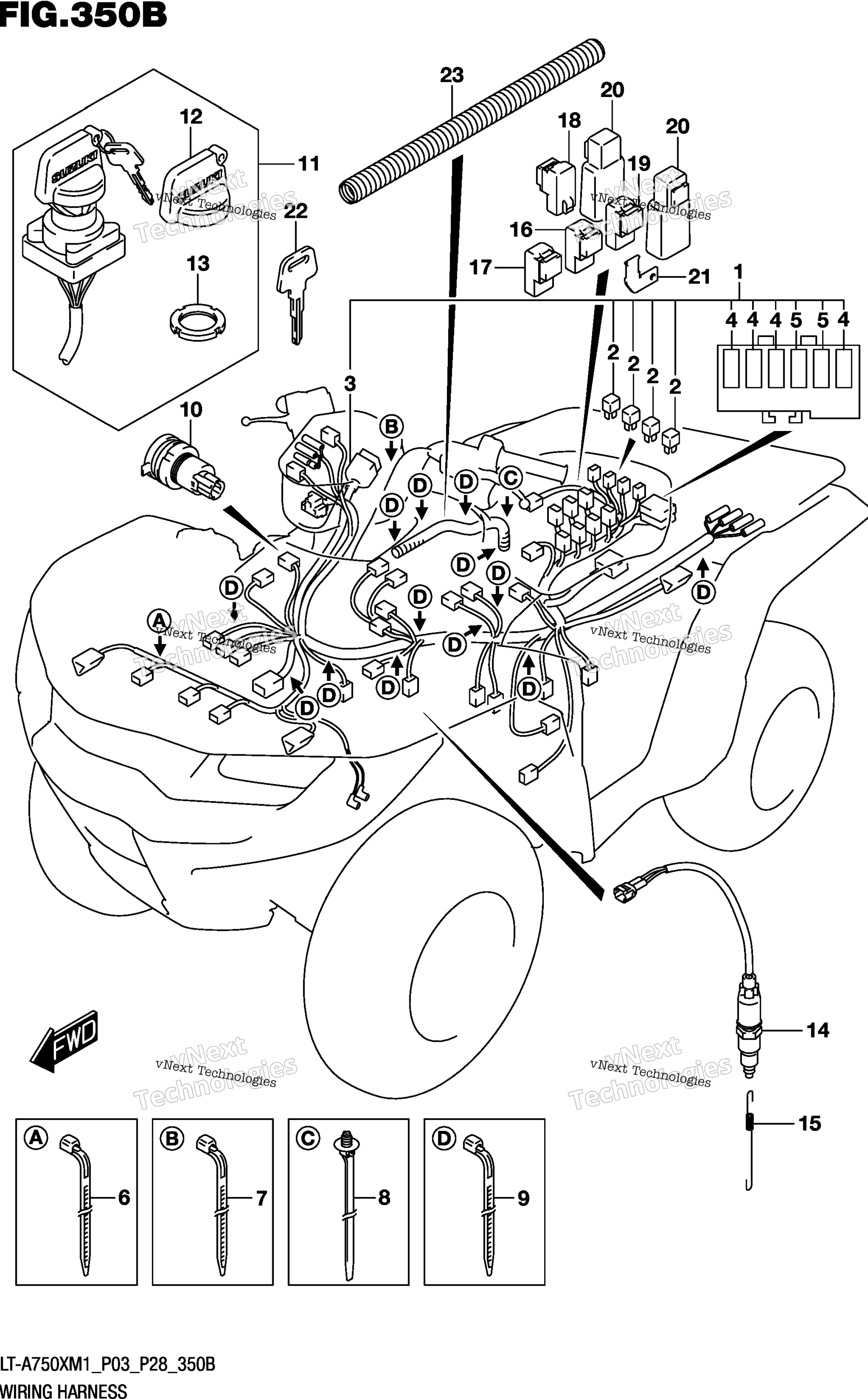 Жгут проводов (P03,P28)