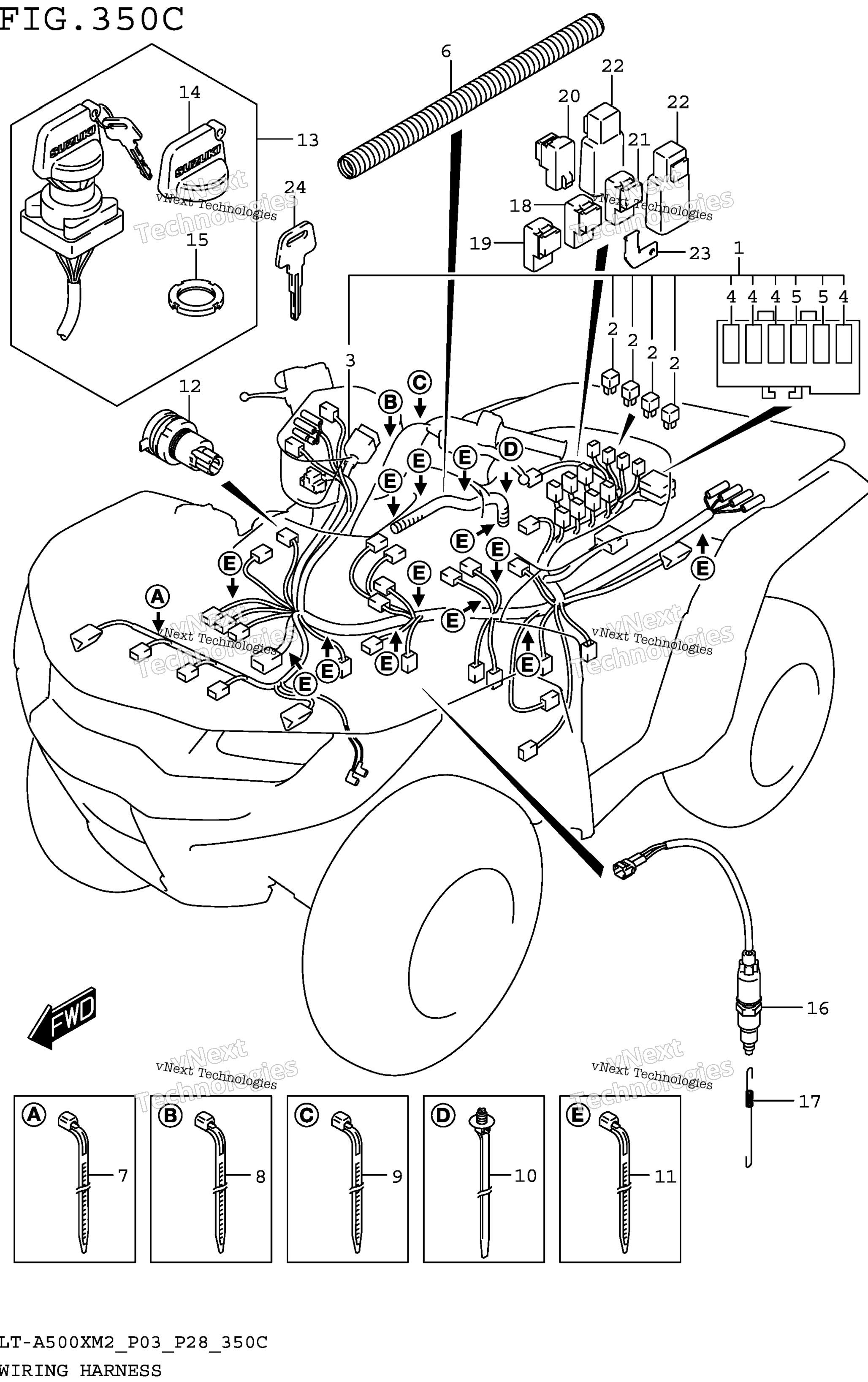 Жгут проводов (Lt-A500xm2 P33)
