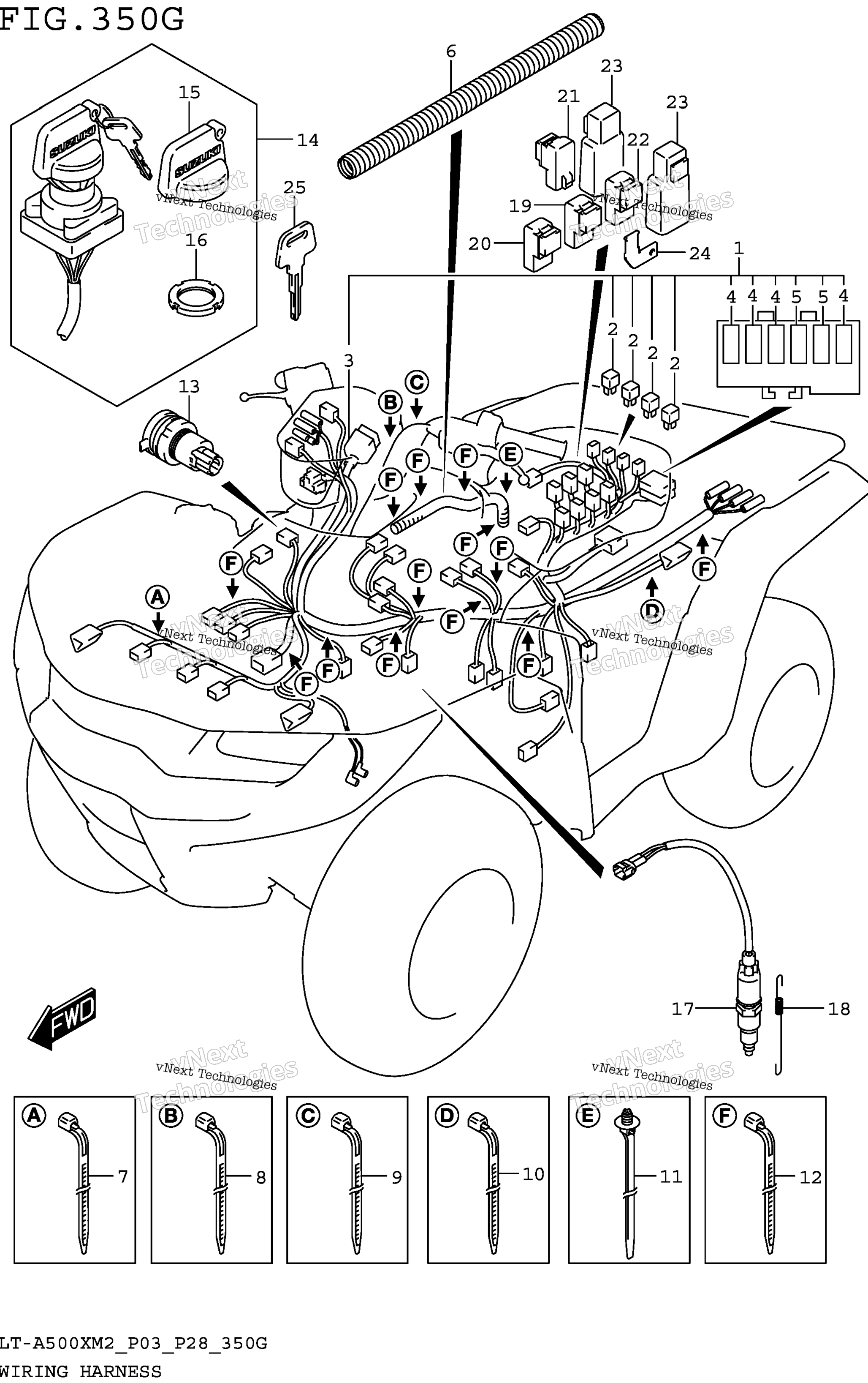 Жгут проводов (Lt-A500xpzm2 P03)