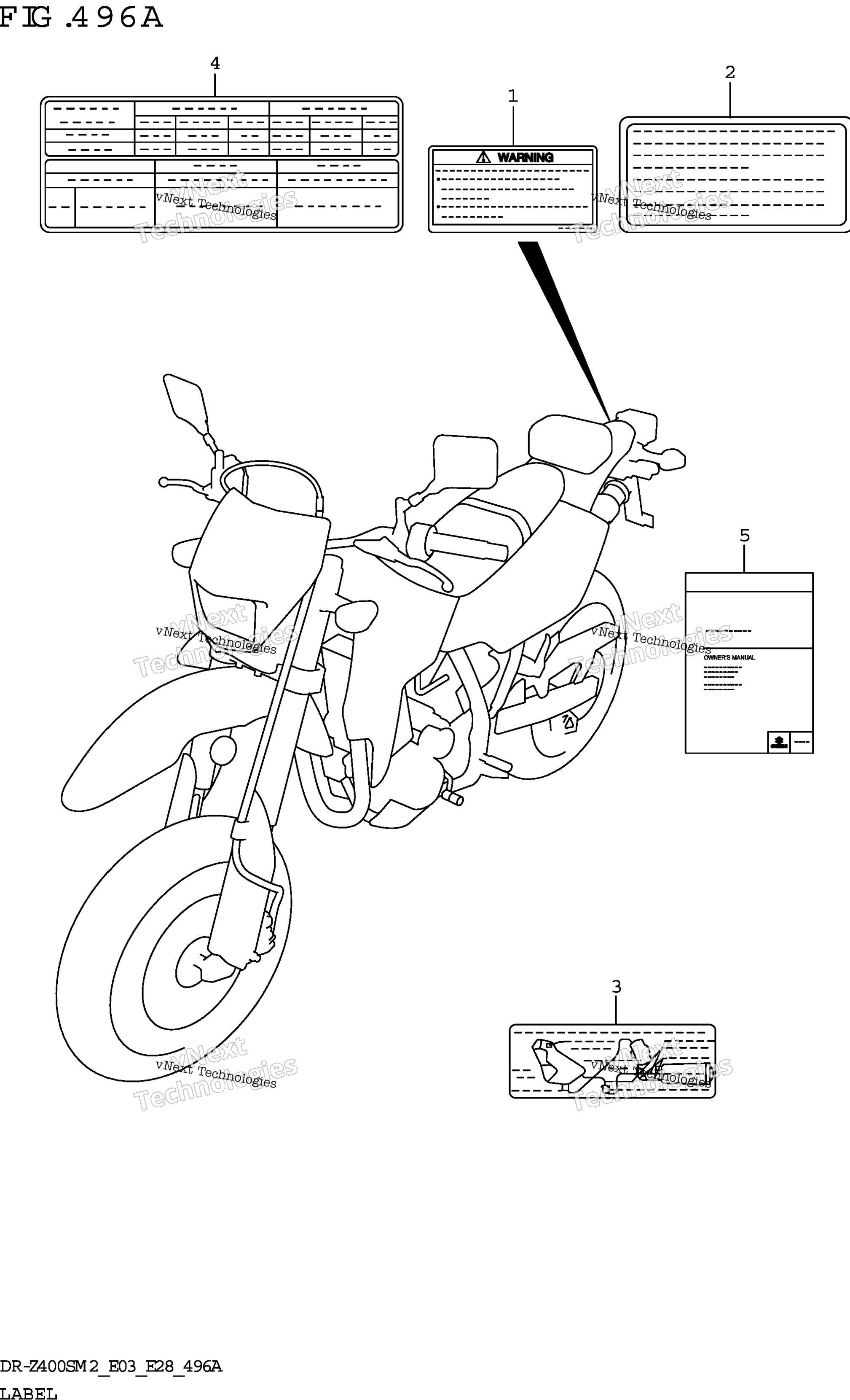 Шильдик (Dr-Z400s:E33)