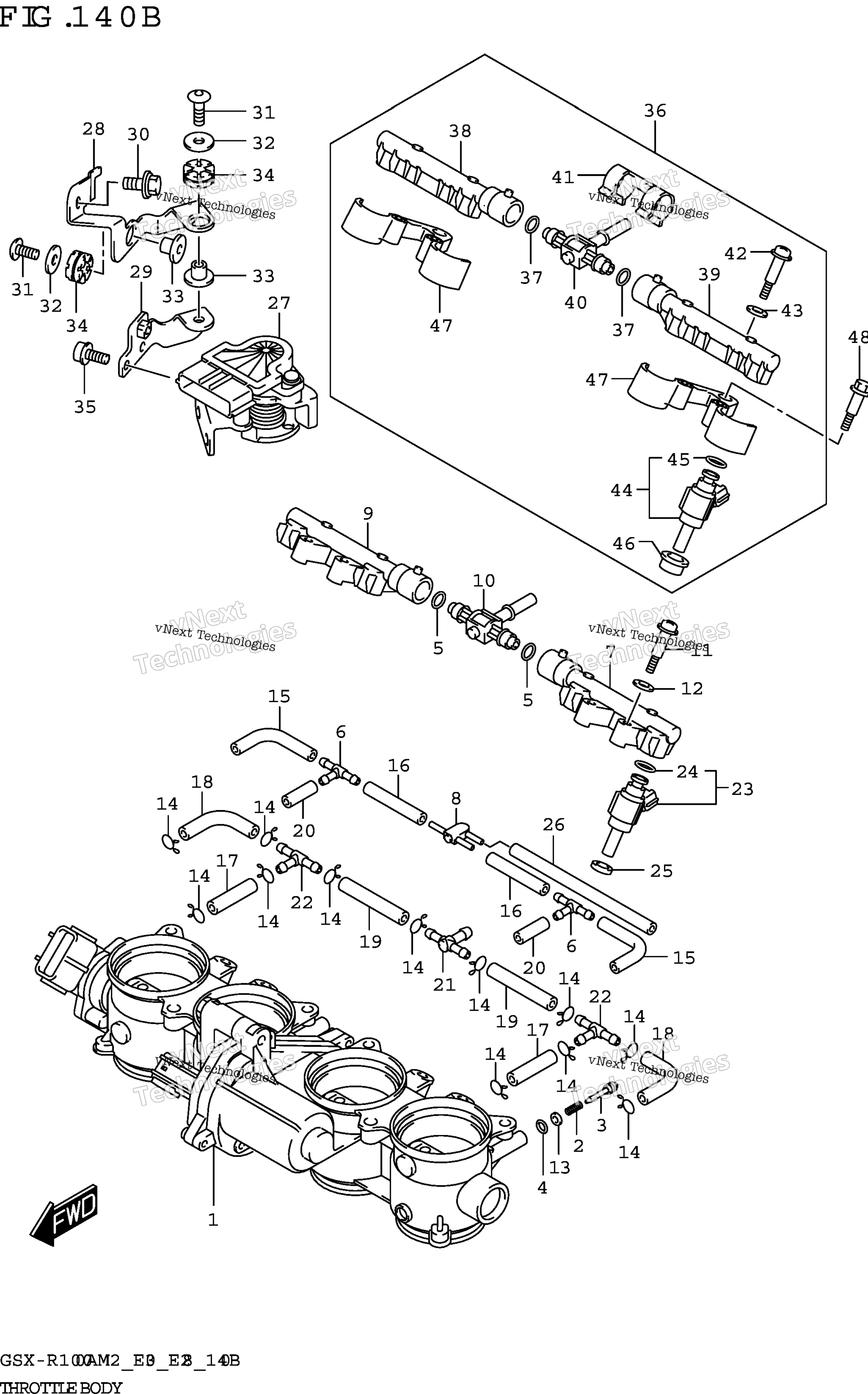 Дроссельный узел (E33)
