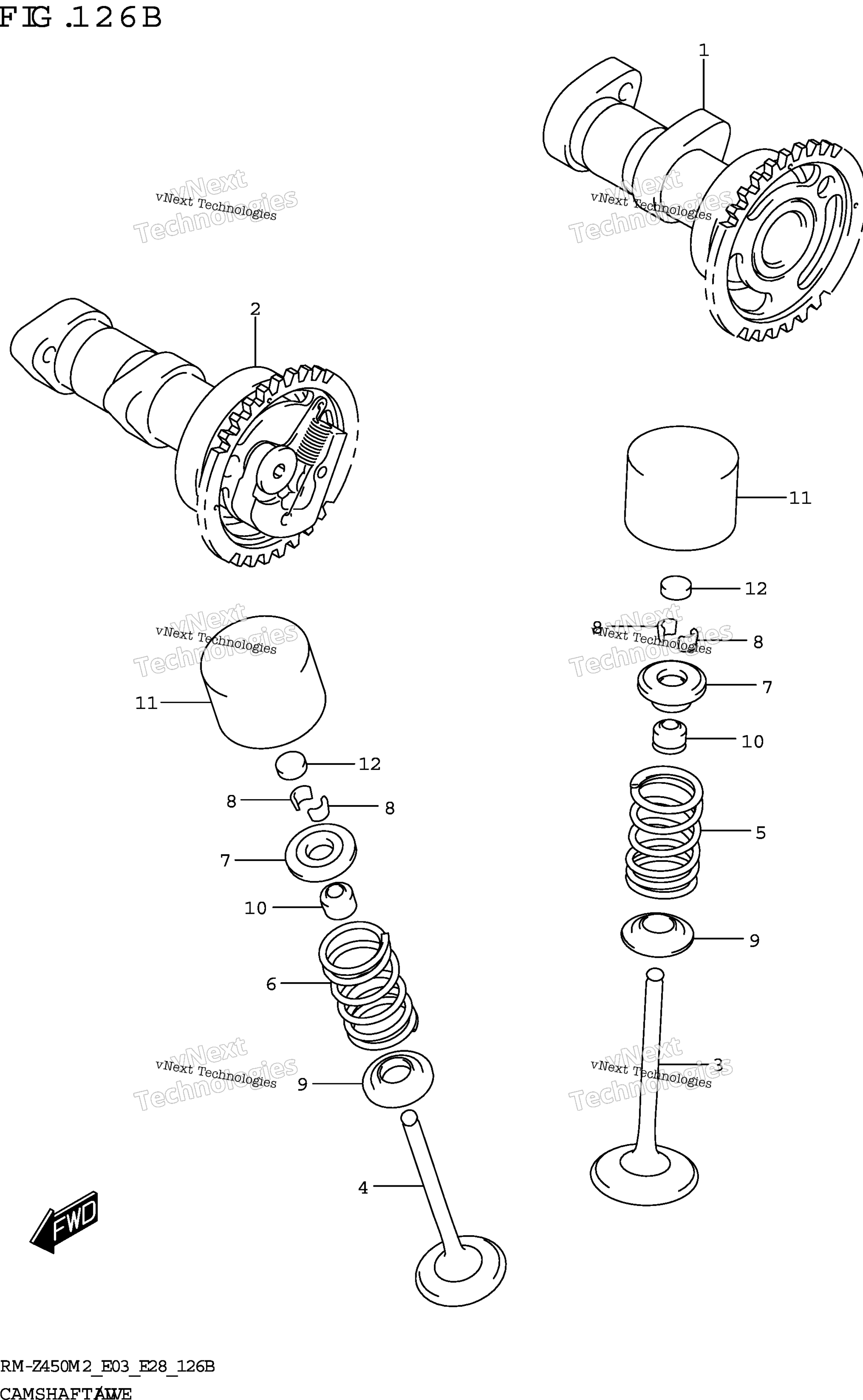 Camshaft / клапан