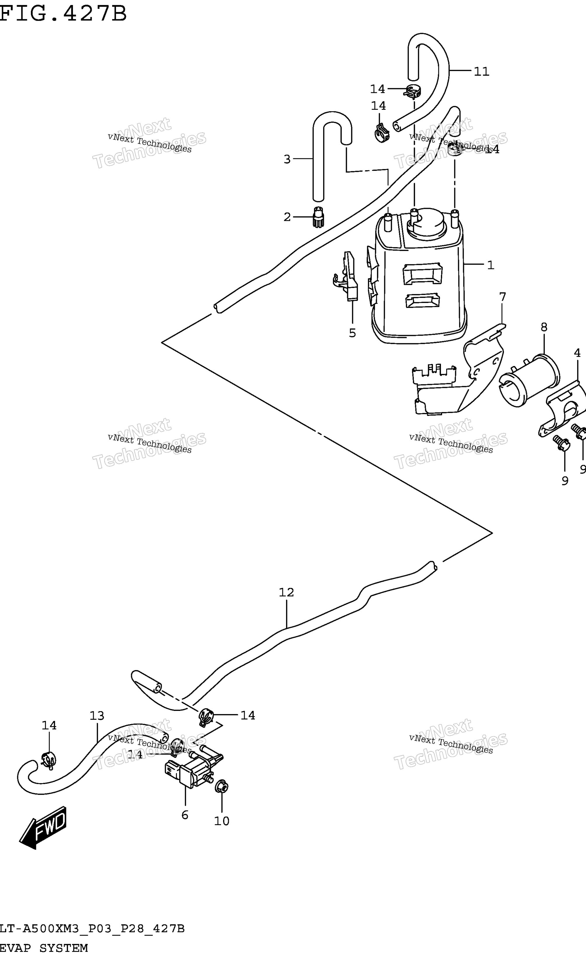 Система испарения (Lt-A500xpzm3 P33)