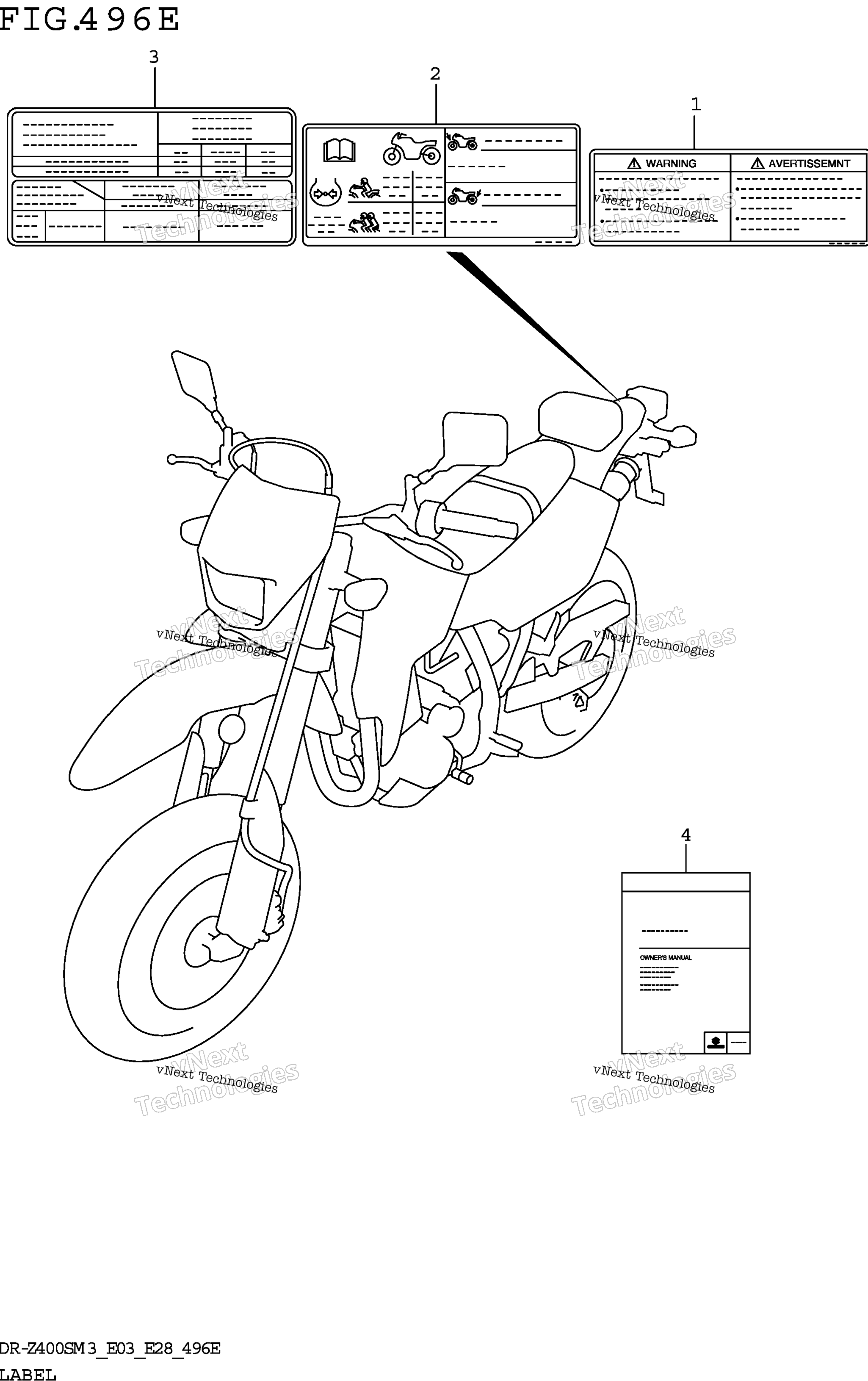 Шильдик (Dr-Z400smm3 E28)