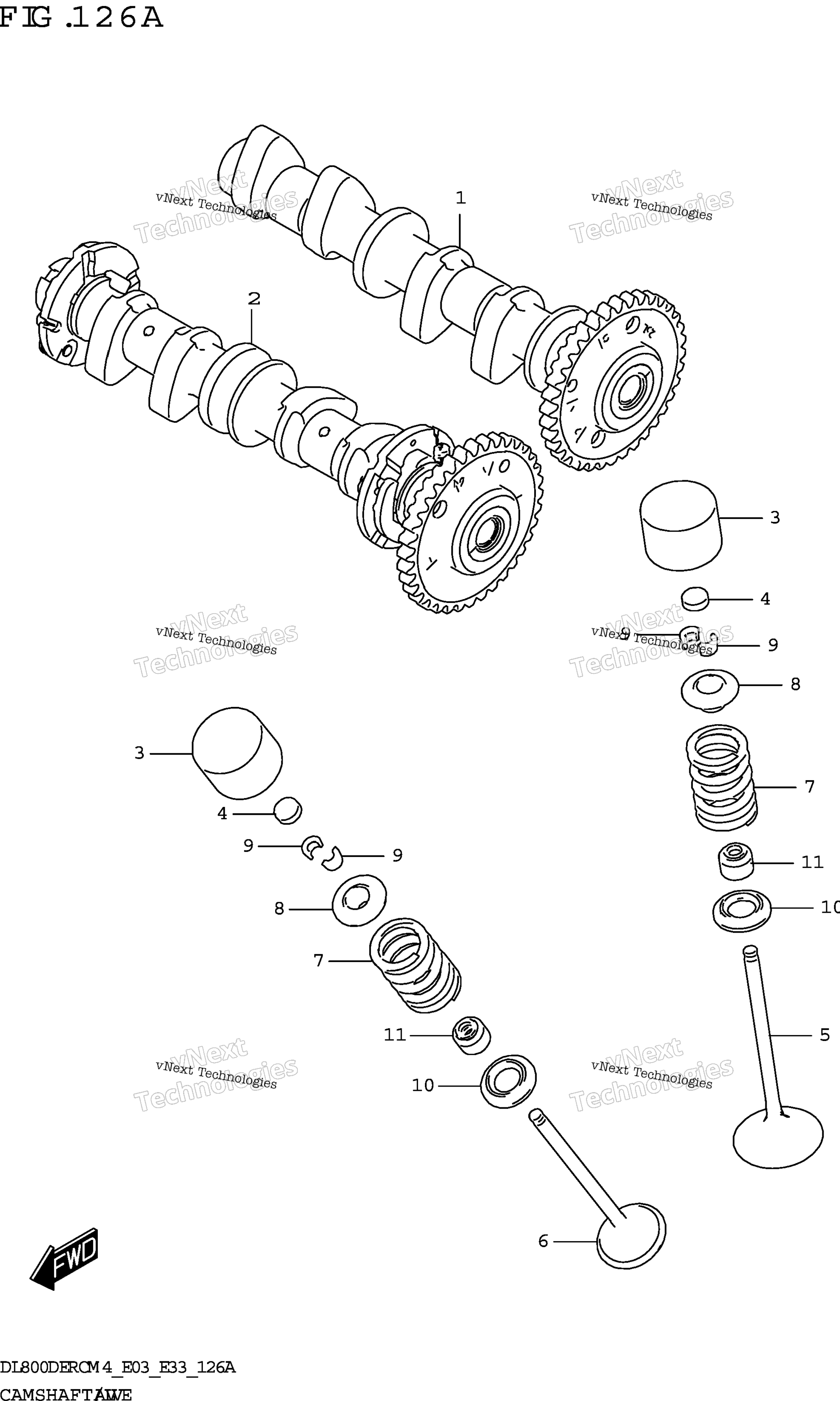 Camshaft / клапан