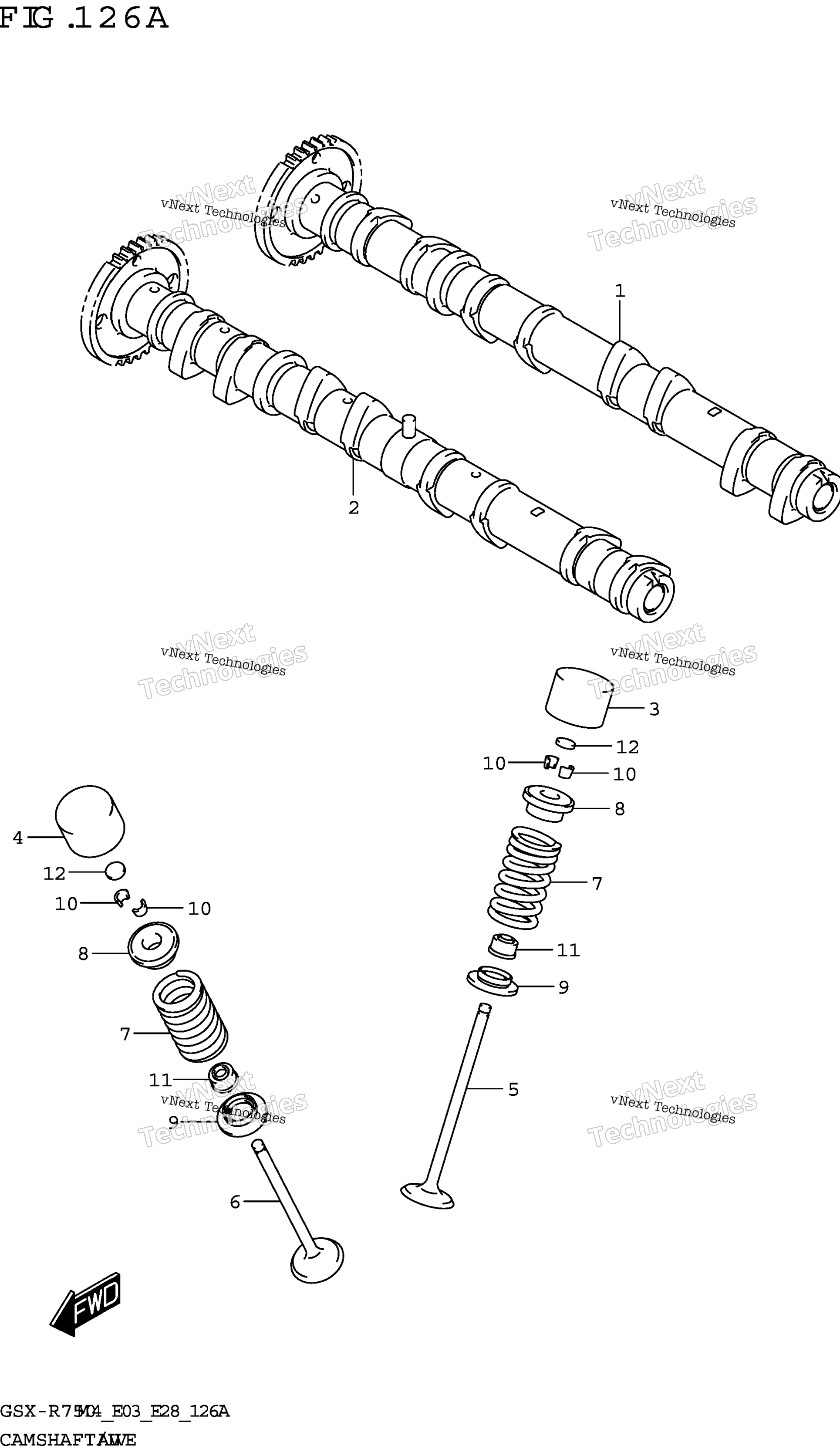 Camshaft / клапан