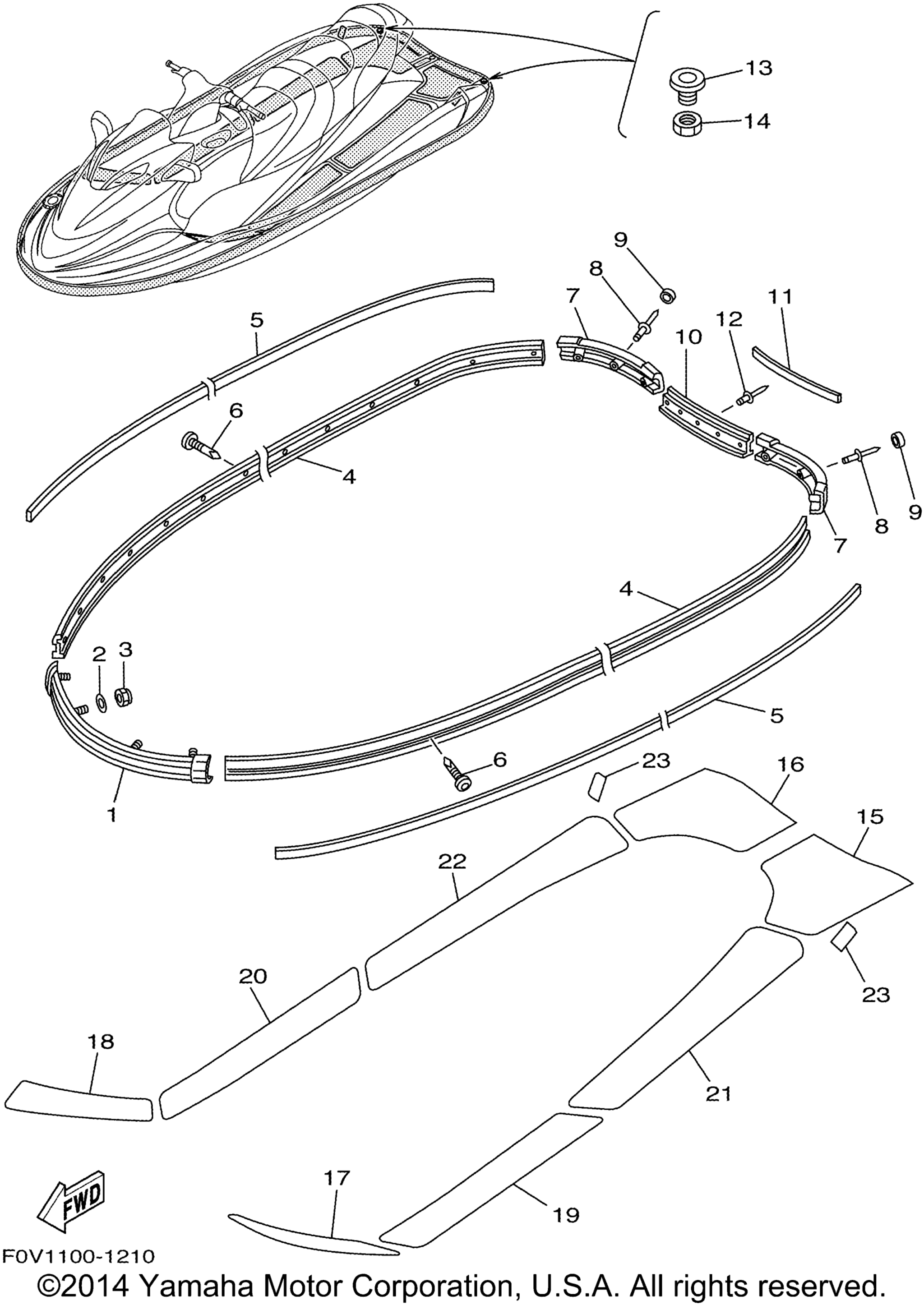 Gunwale Mat