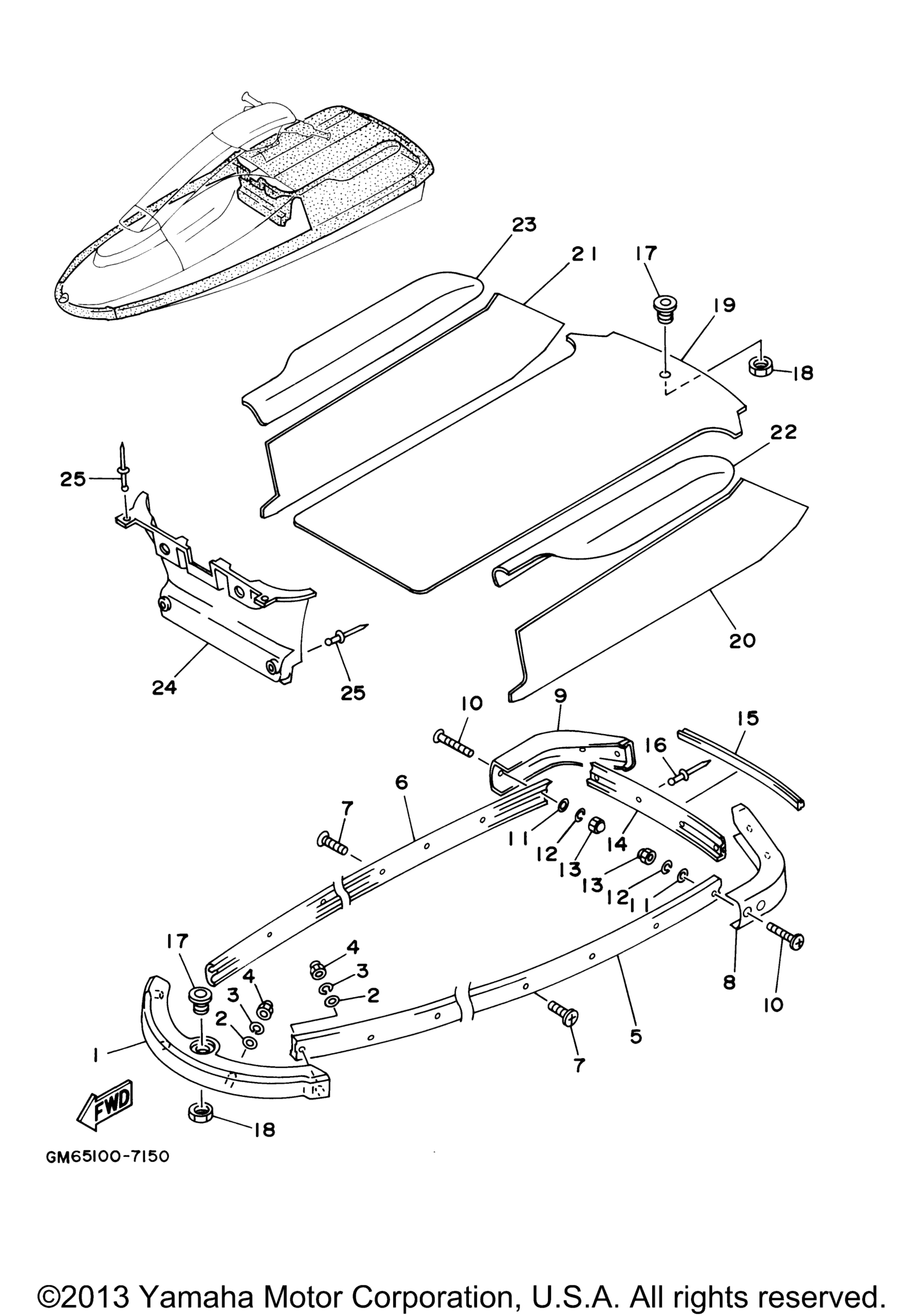 Gunwale Mat