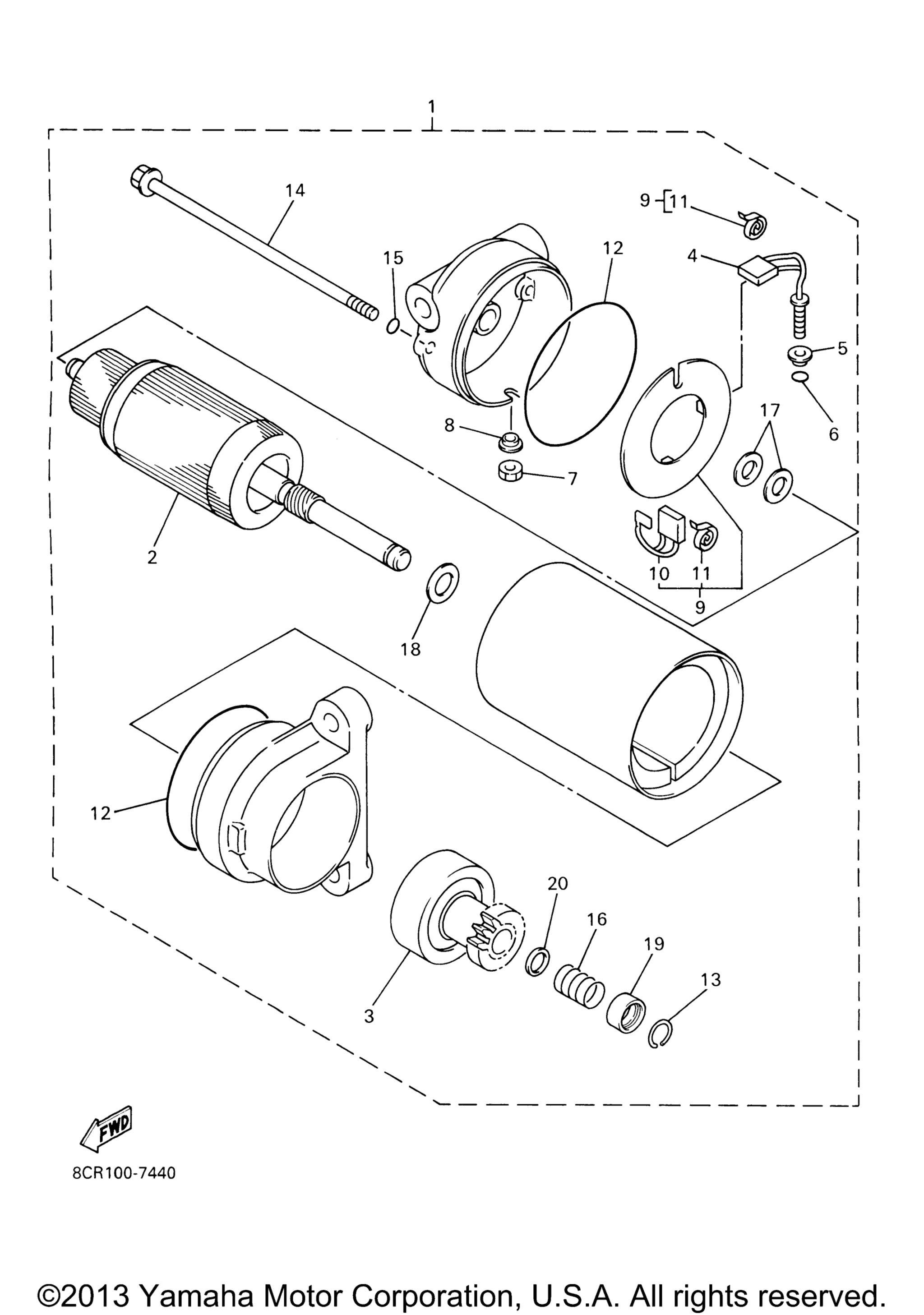 Альтернативные детали Starter Motor