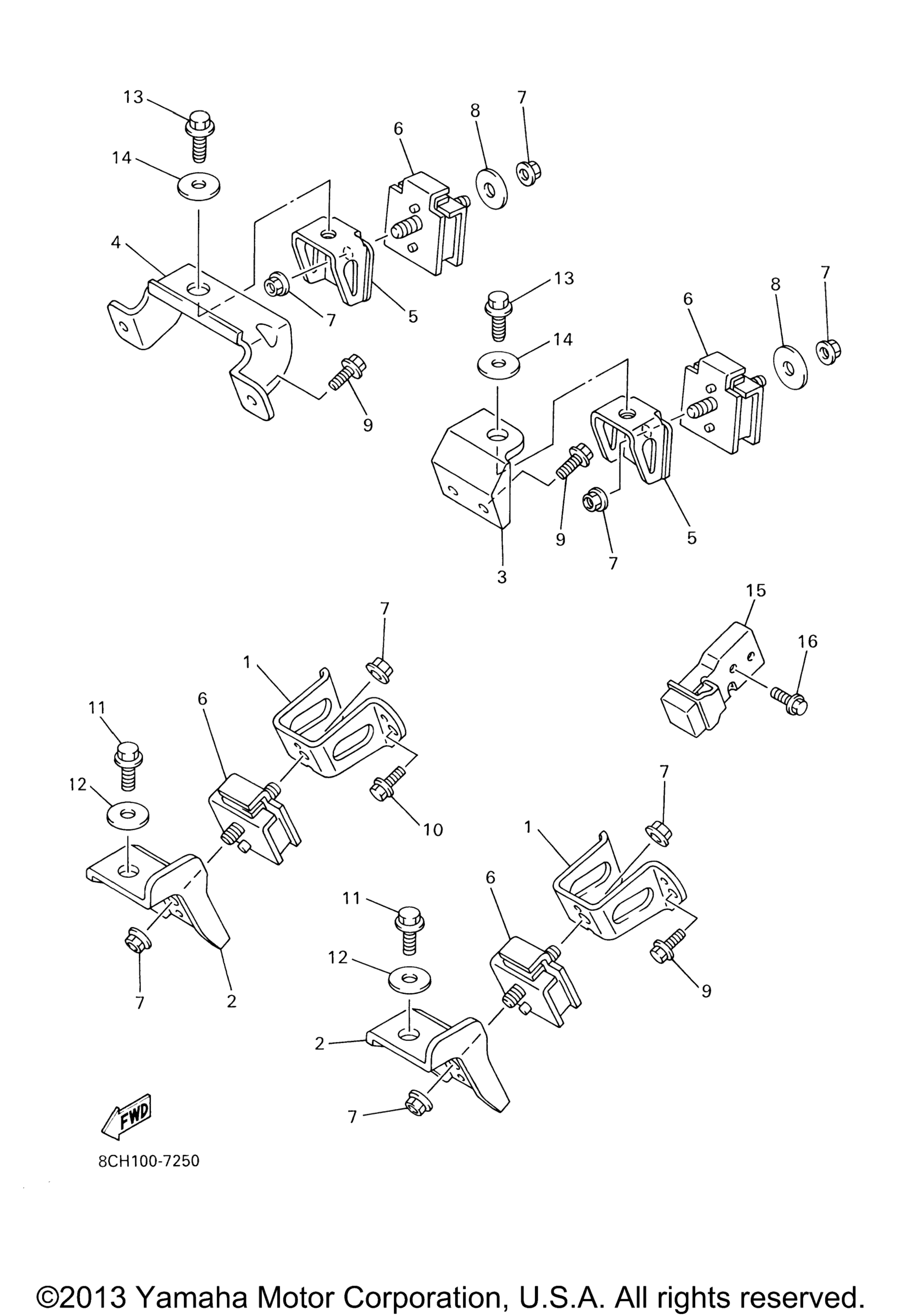 Двигатель Bracket