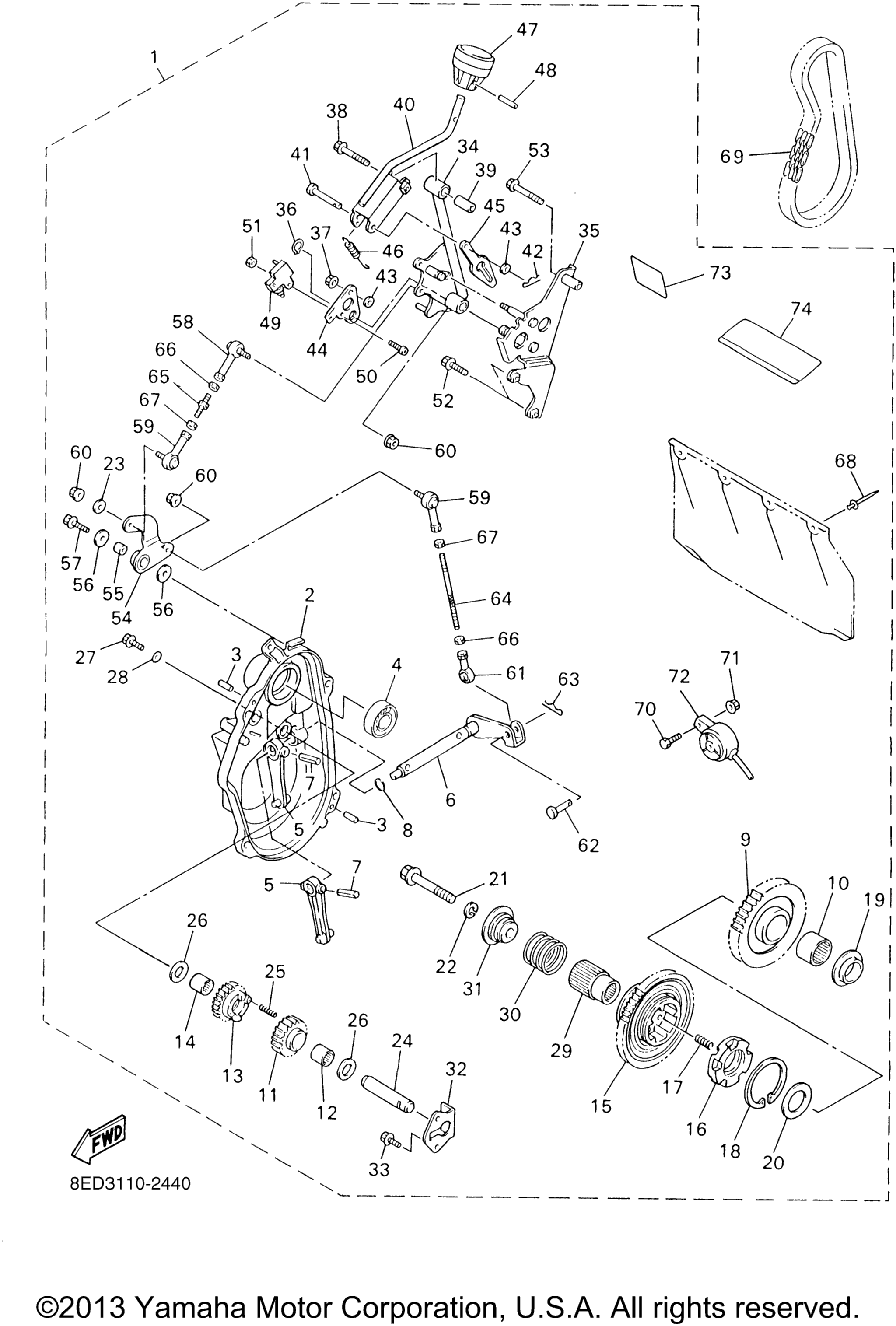 Альтернативные детали Reverse Gear Kit
